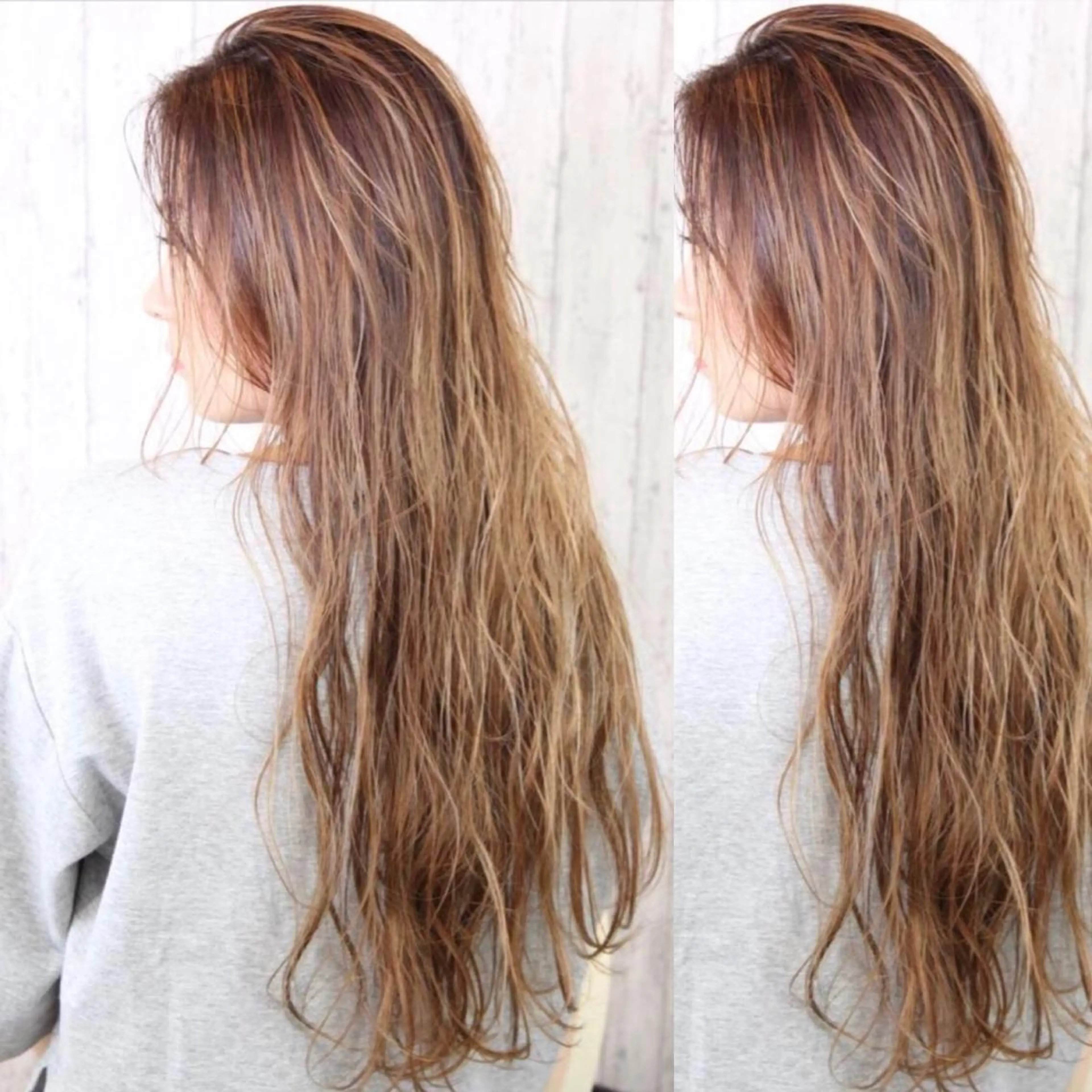 ロング カラー ベージュカラー ブリーチ ブラウンカラー ブラウンベージュ ケアブリーチ ケアブリーチ /髪質 改善/古橋圭史郎のヘアスタイル