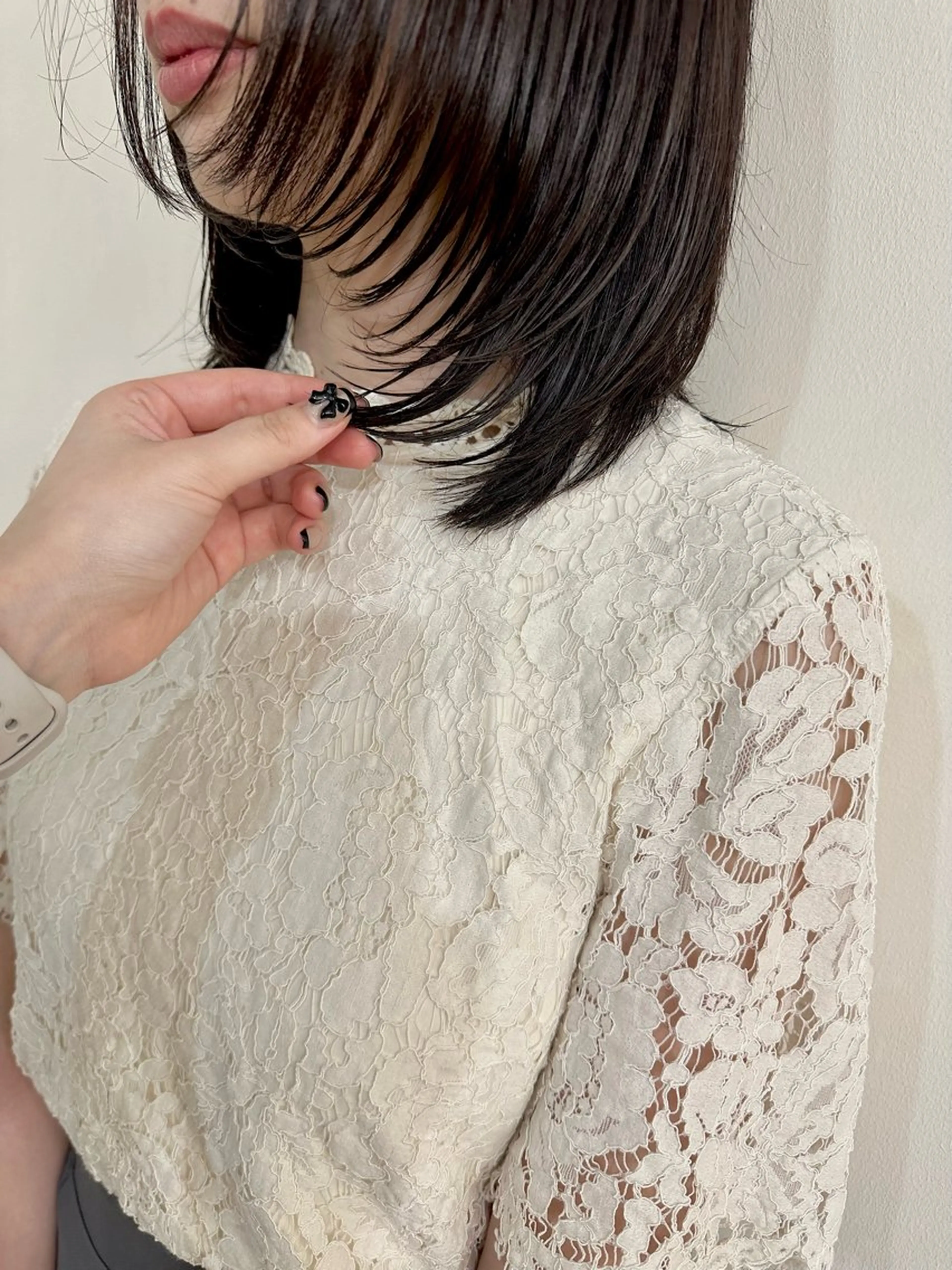 ミディアム Rinka/レイヤー /透明感カラーのヘアスタイル