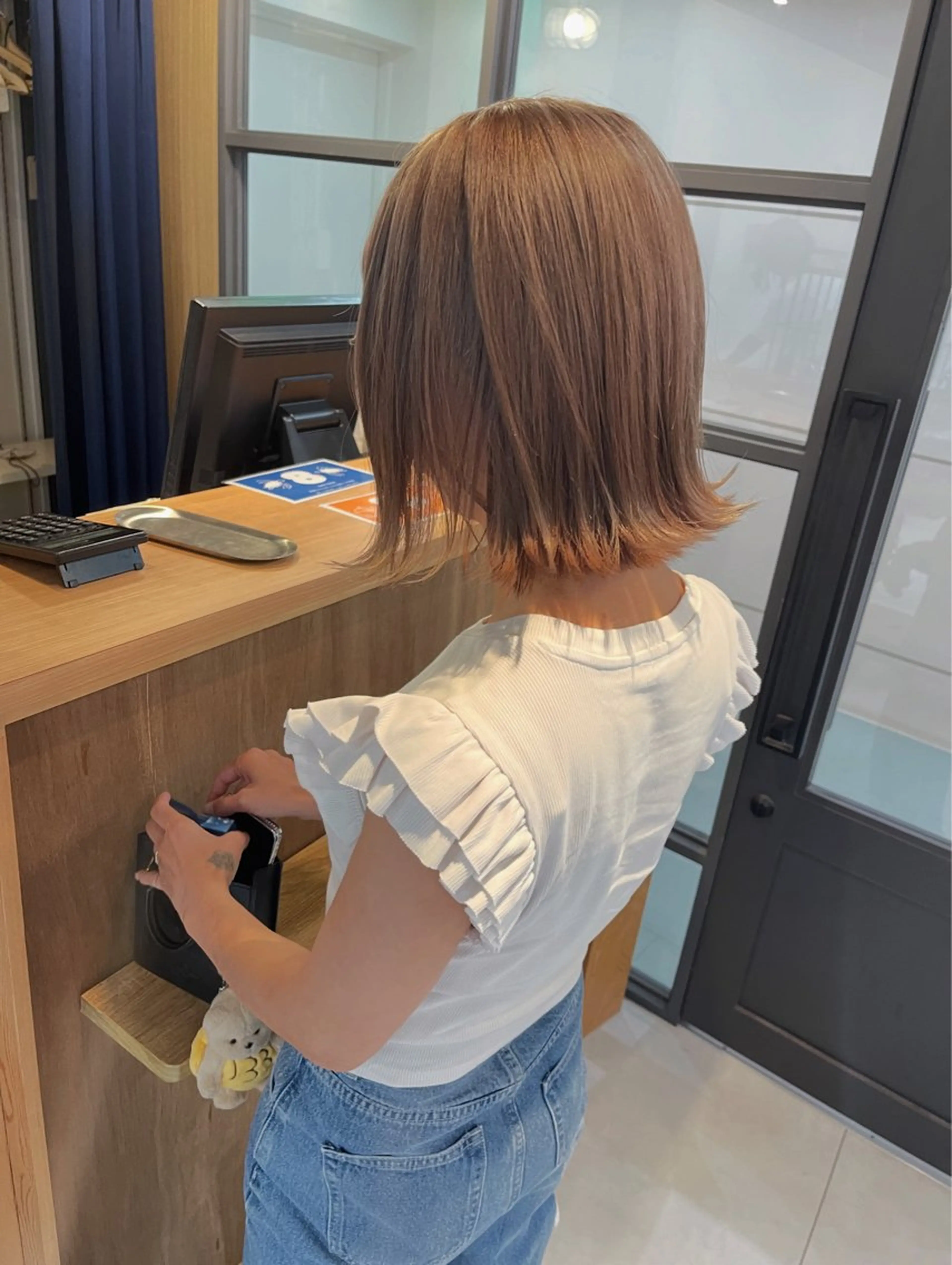 ショート ショートヘア ヘアカラー Neale. yumiのヘアスタイル