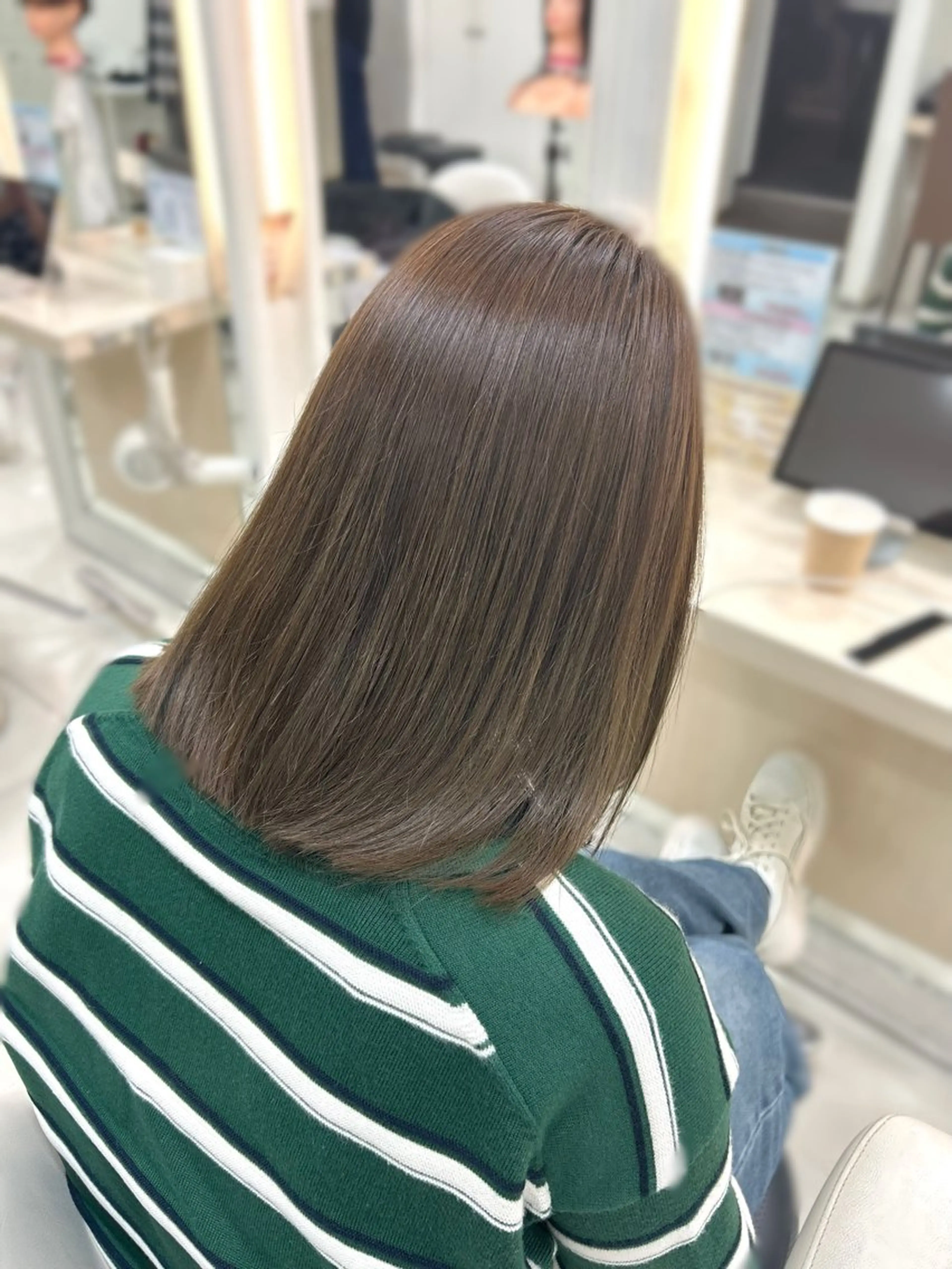 🍀トーンアップカラー(ワンカラー)+トリートメント 🍀の写真