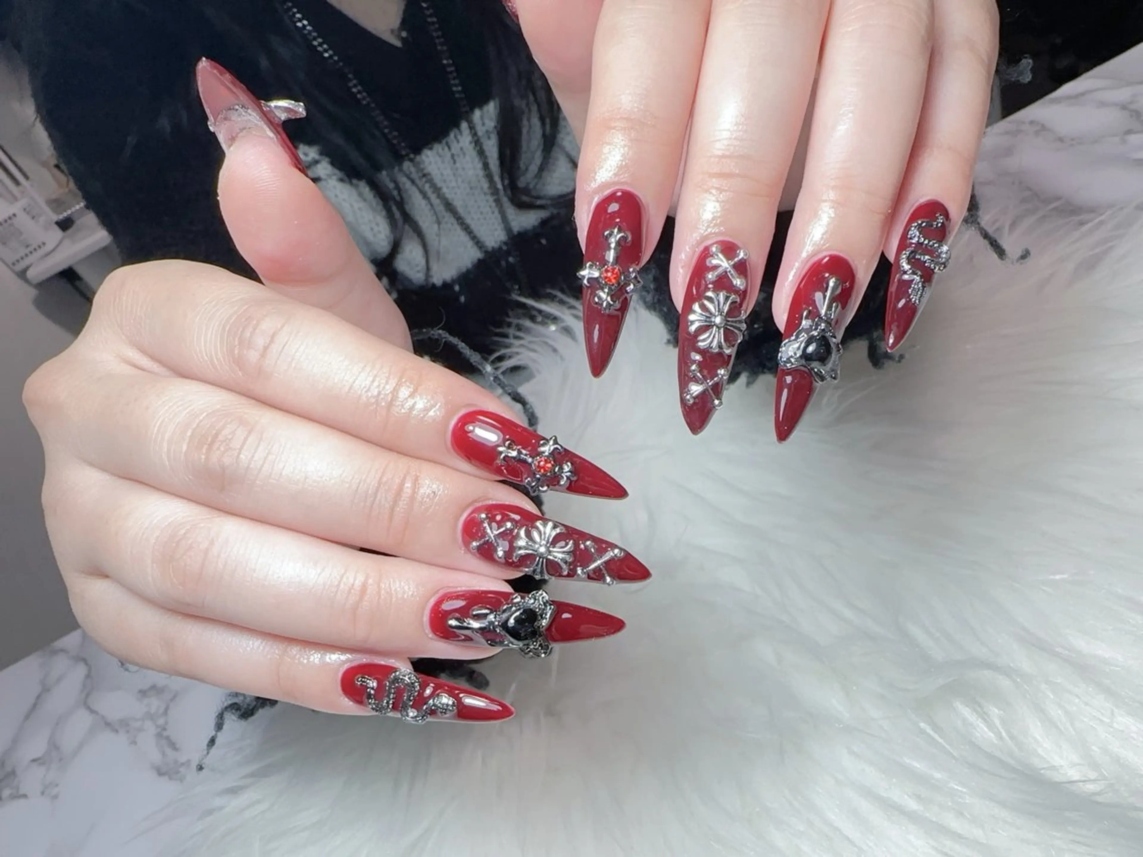 ネイル 持ち込み ネイルチップ ハンドネイル ANA.CHUO NAILSのネイルデザイン