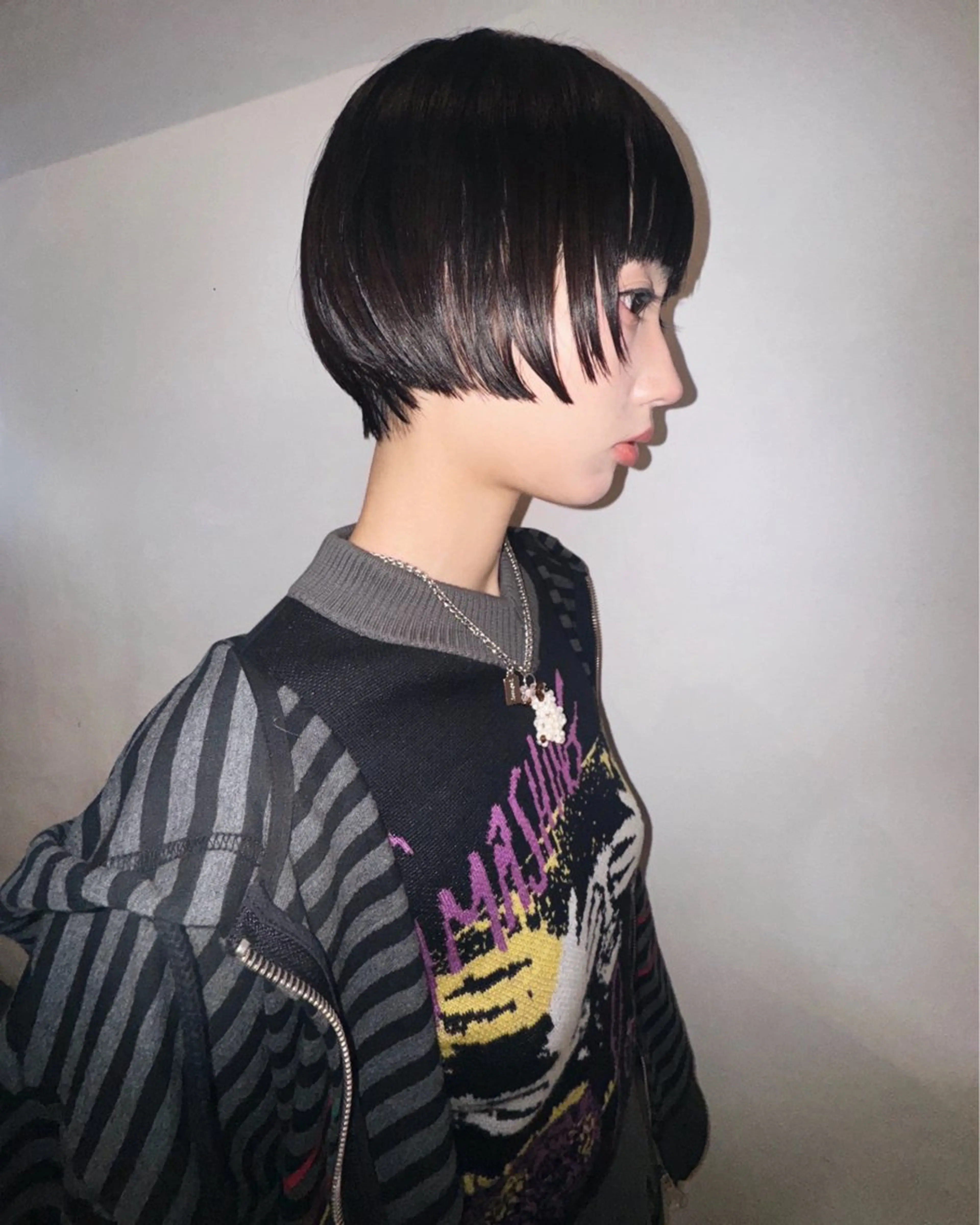 ショート ショートボブ ボブ 顔まわりレイヤー 顔周りカット 外国人風カラー カット THE  AGATA TOKYO所属・外国人風パーマ/デザ インカット🦕✨アミのヘアスタイル