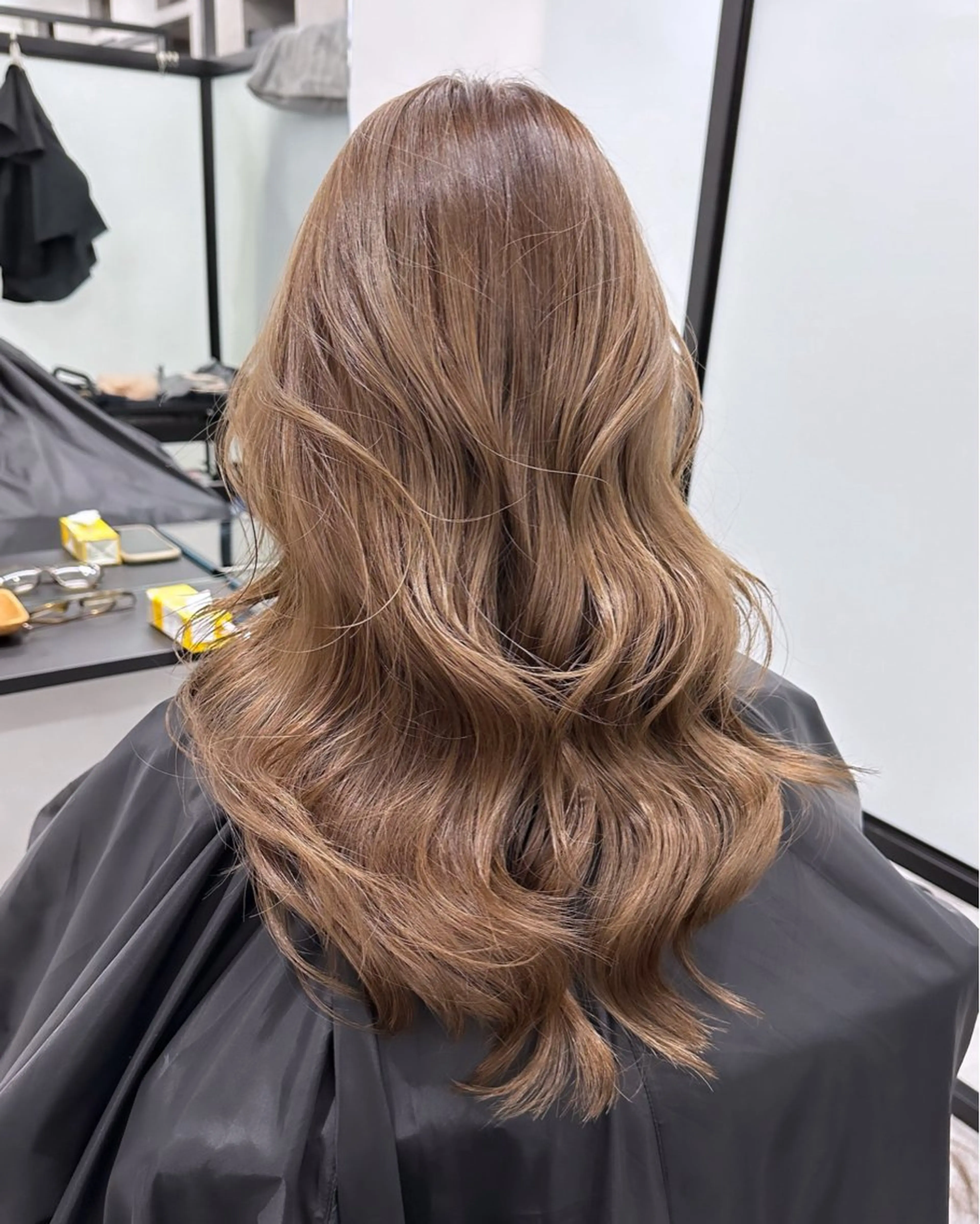 ロング カラー 韓国風/顔周りカット /髪質改善RYOTAのヘアスタイル