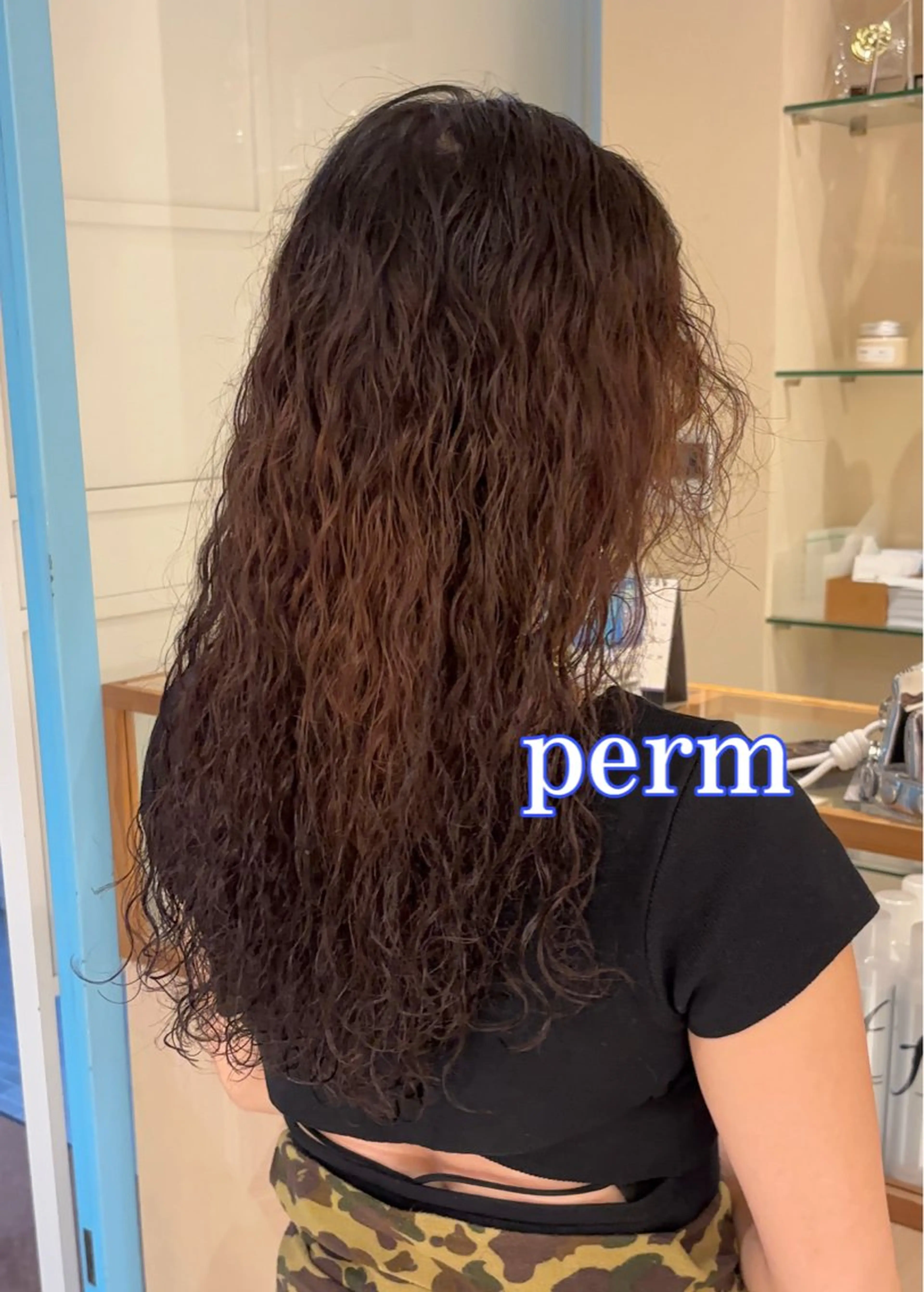 ロング パーマ スパイラルパーマ カット パーマ CYAN.栄店所属・パーマ/髪質改善 【榎本千夏】のヘアスタイル