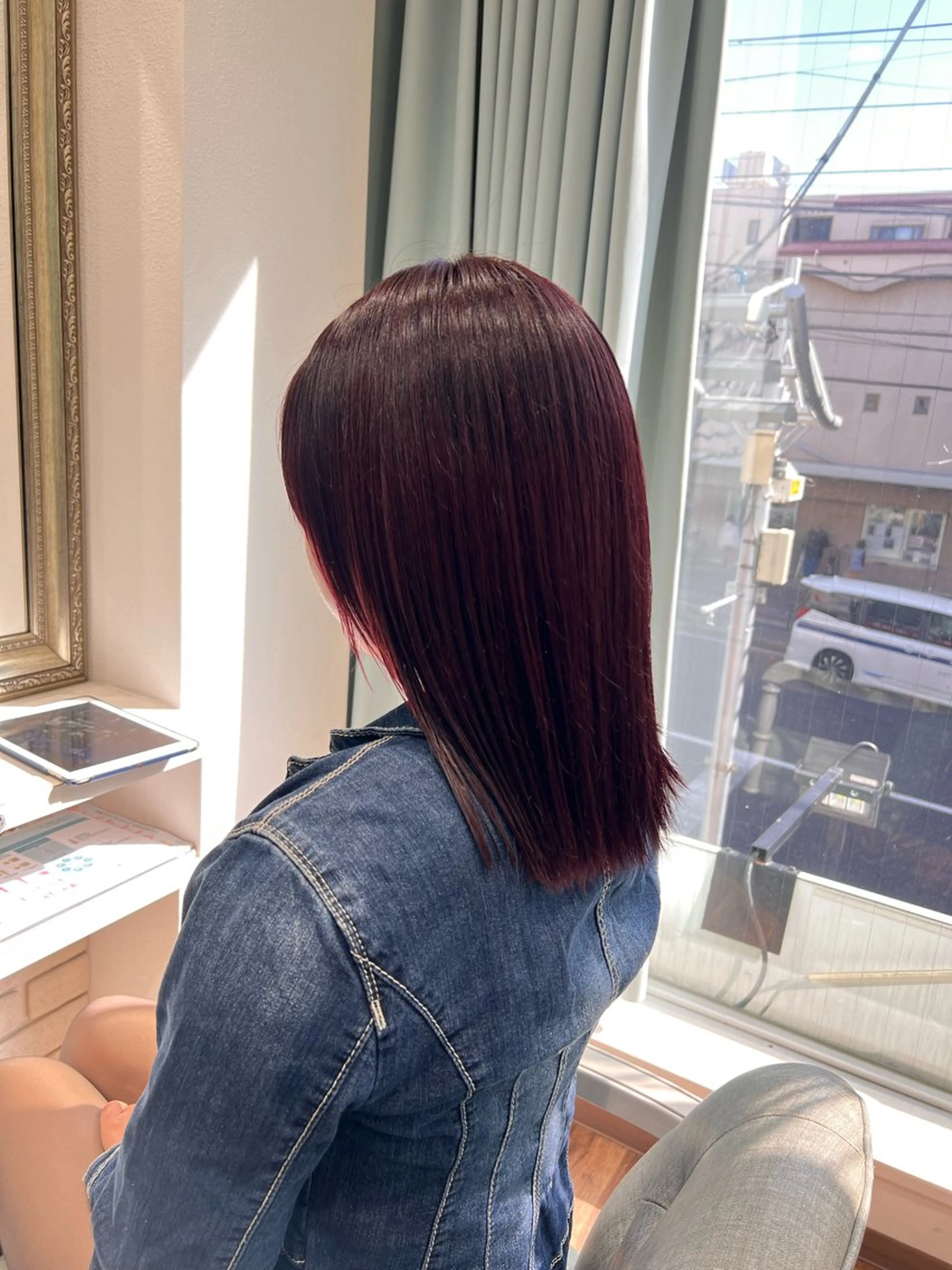 ミディアム カラー ブリーチ ヘアカラー Re.ly所属・山下/高田馬場 /美髪/透明感カラーのヘアスタイル