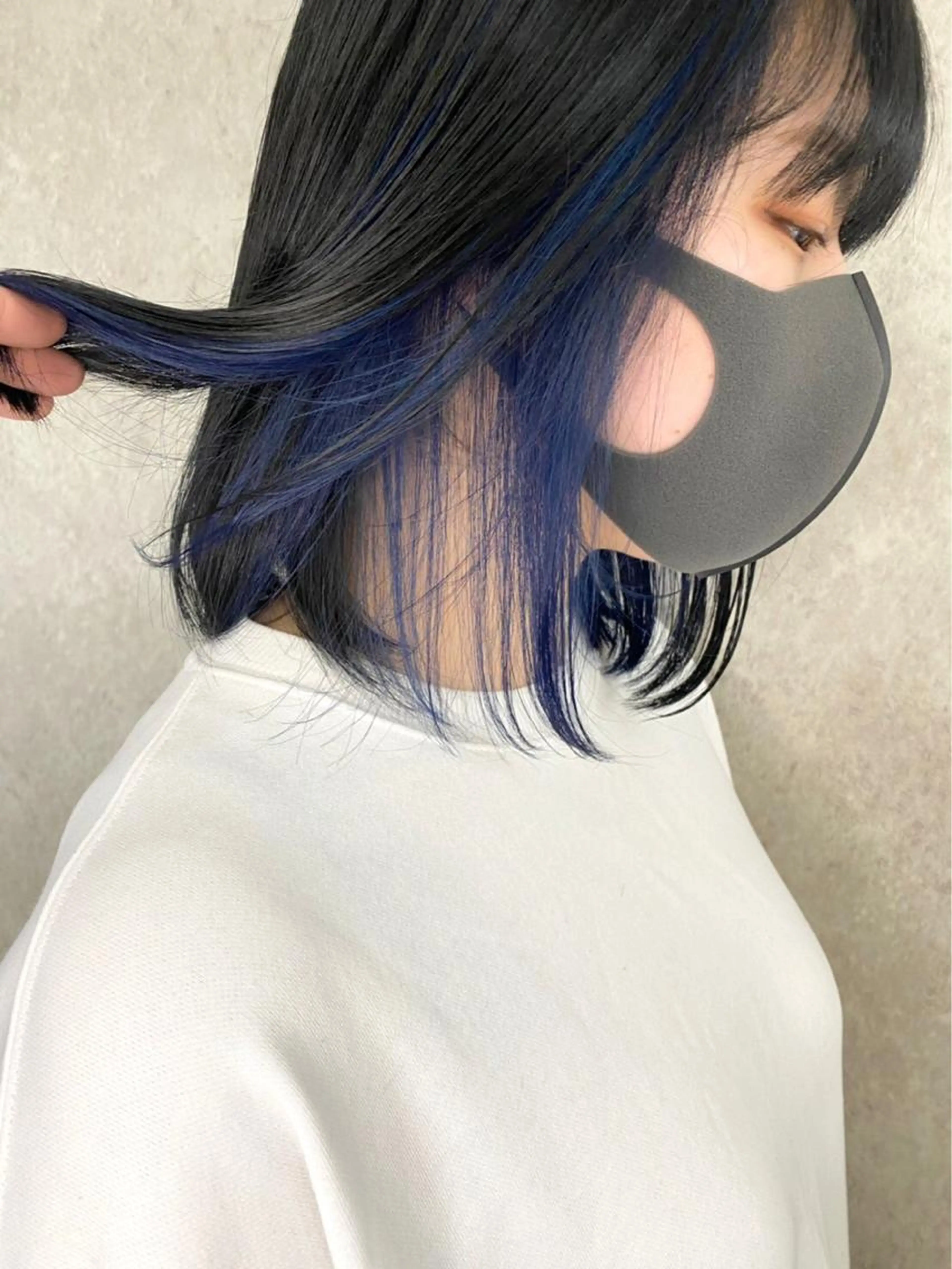 【人毛100％最高級シールエクステ/30分】イヤリングカラー＋長さ調整カットの写真