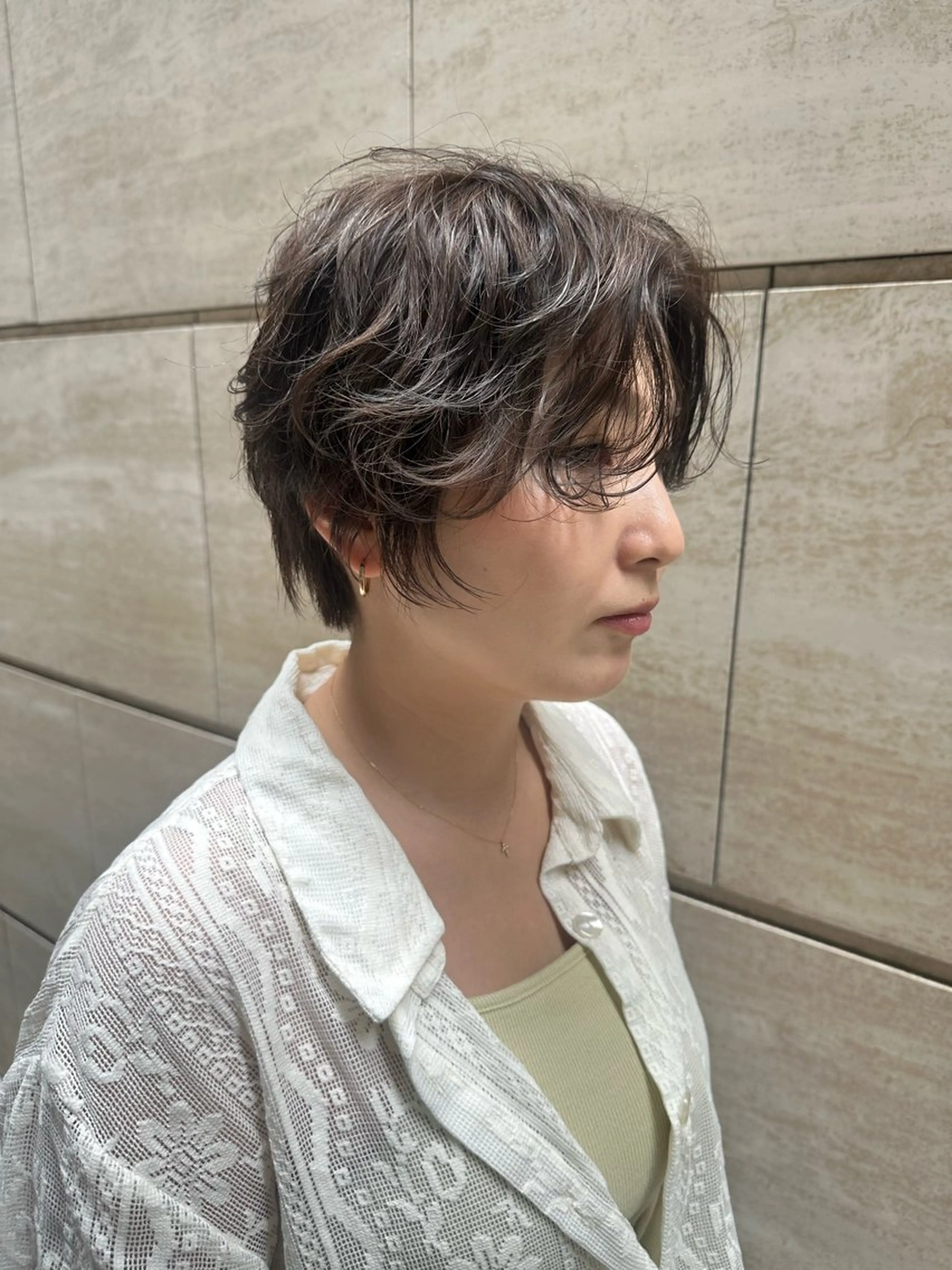 ショート ショートボブ ボブ ショートヘア 小顔カット カット ヘアカラー トリートメント VIVIE【ヴィヴィ】所属・髪質改善/韓国風 レイヤー/田村祐樹のヘアスタイル