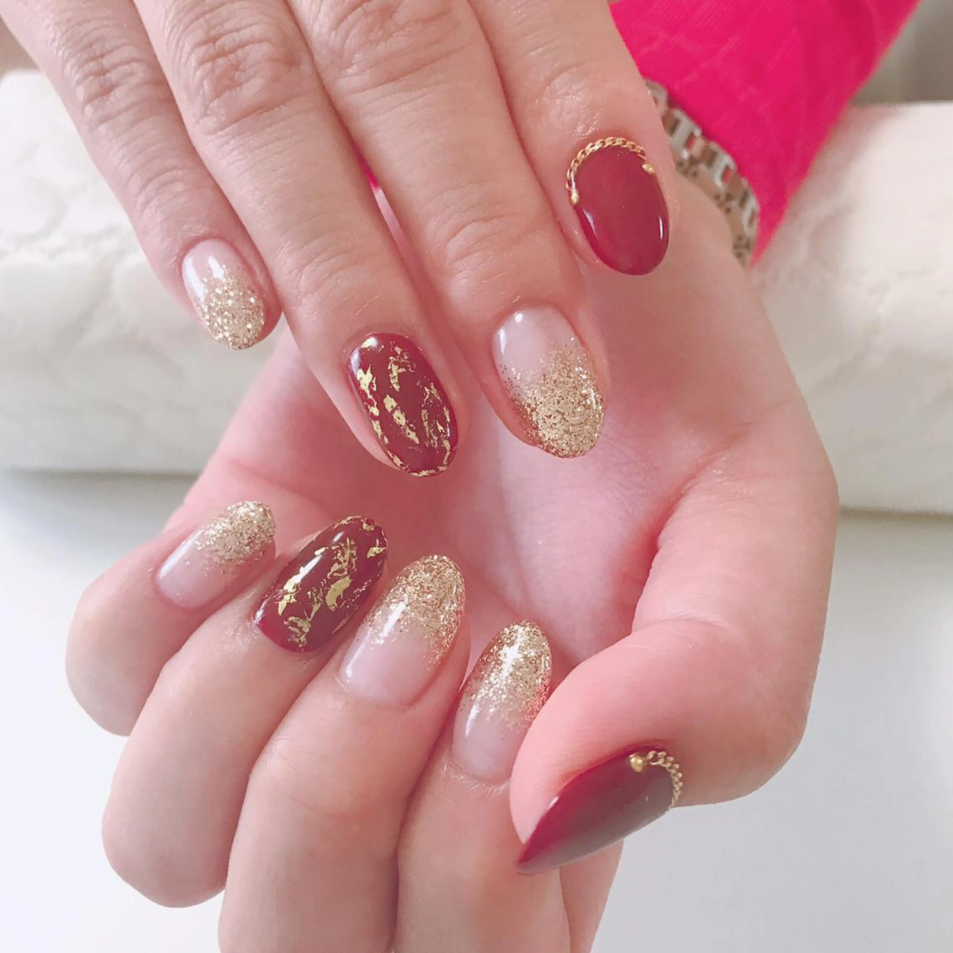 ネイル アートネイル 長さ出し フットネイル グリーン ニュアンスネイル Lily Roseスタッフ一同のマツエク・マツパデザイン