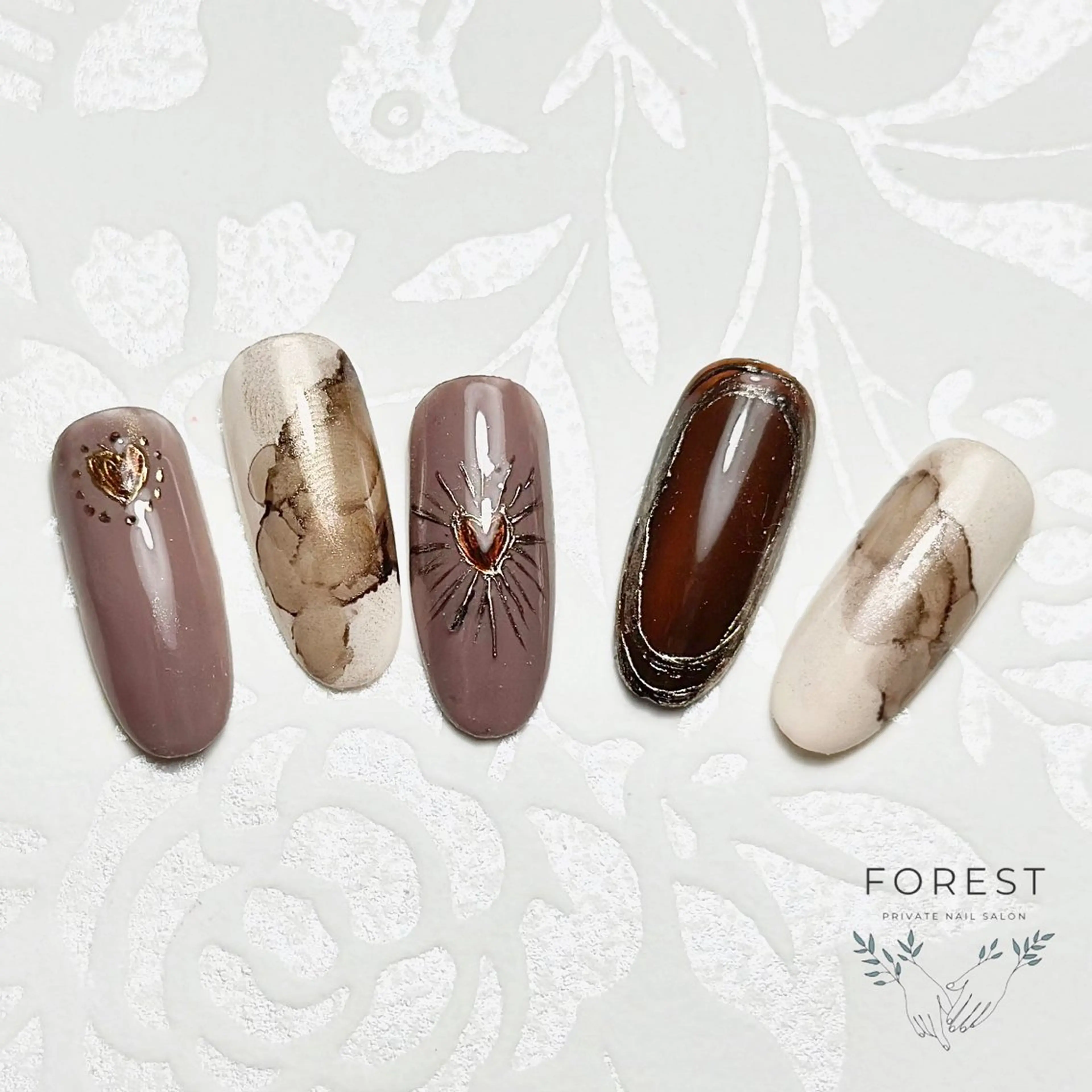 ネイル 白岡市篠津自宅 サロンForestのネイルデザイン