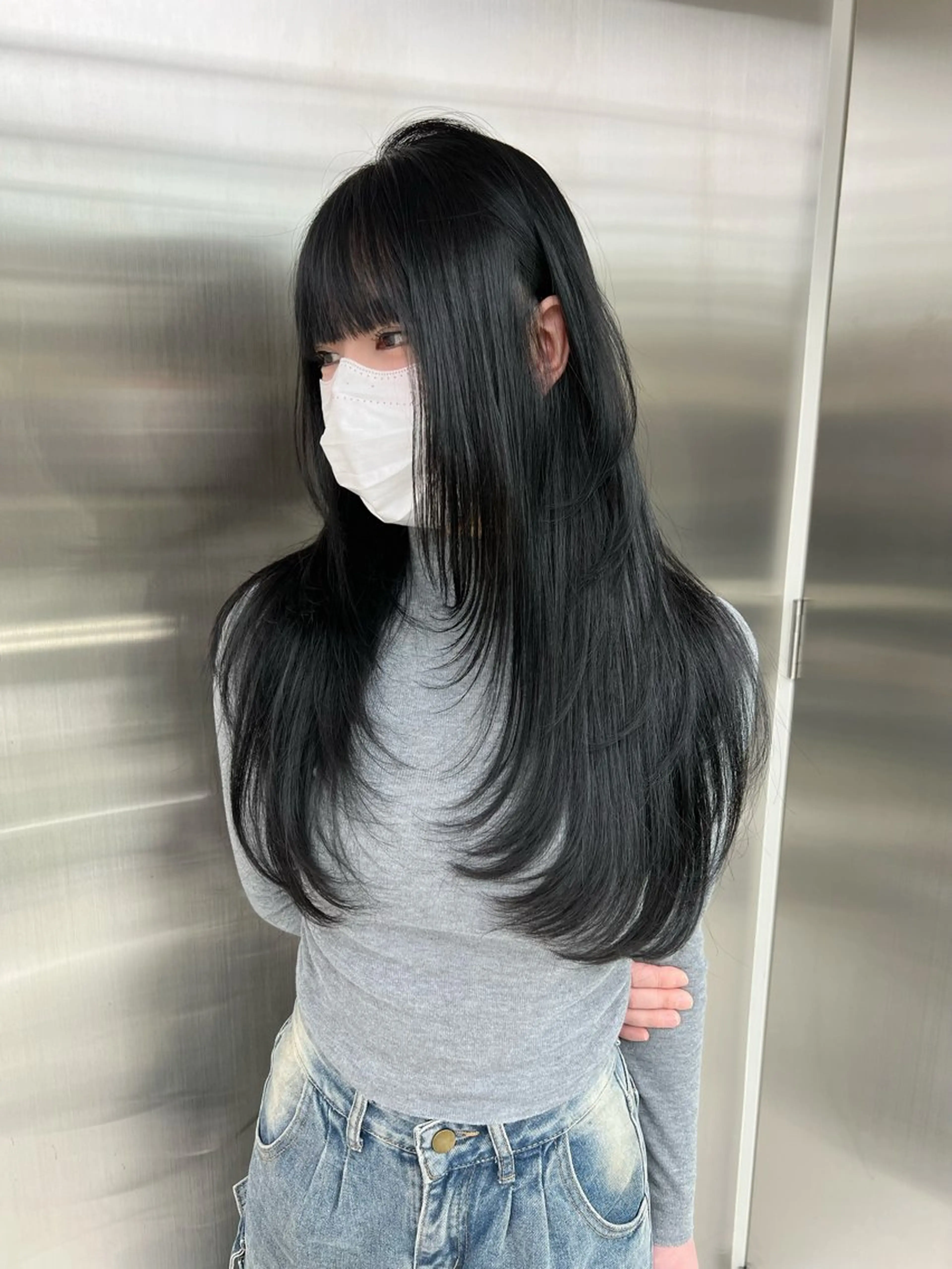 ロング レイヤーカット REDEAL SHIBUYA所属・maya/レイヤー カット/ミインパーマのヘアスタイル