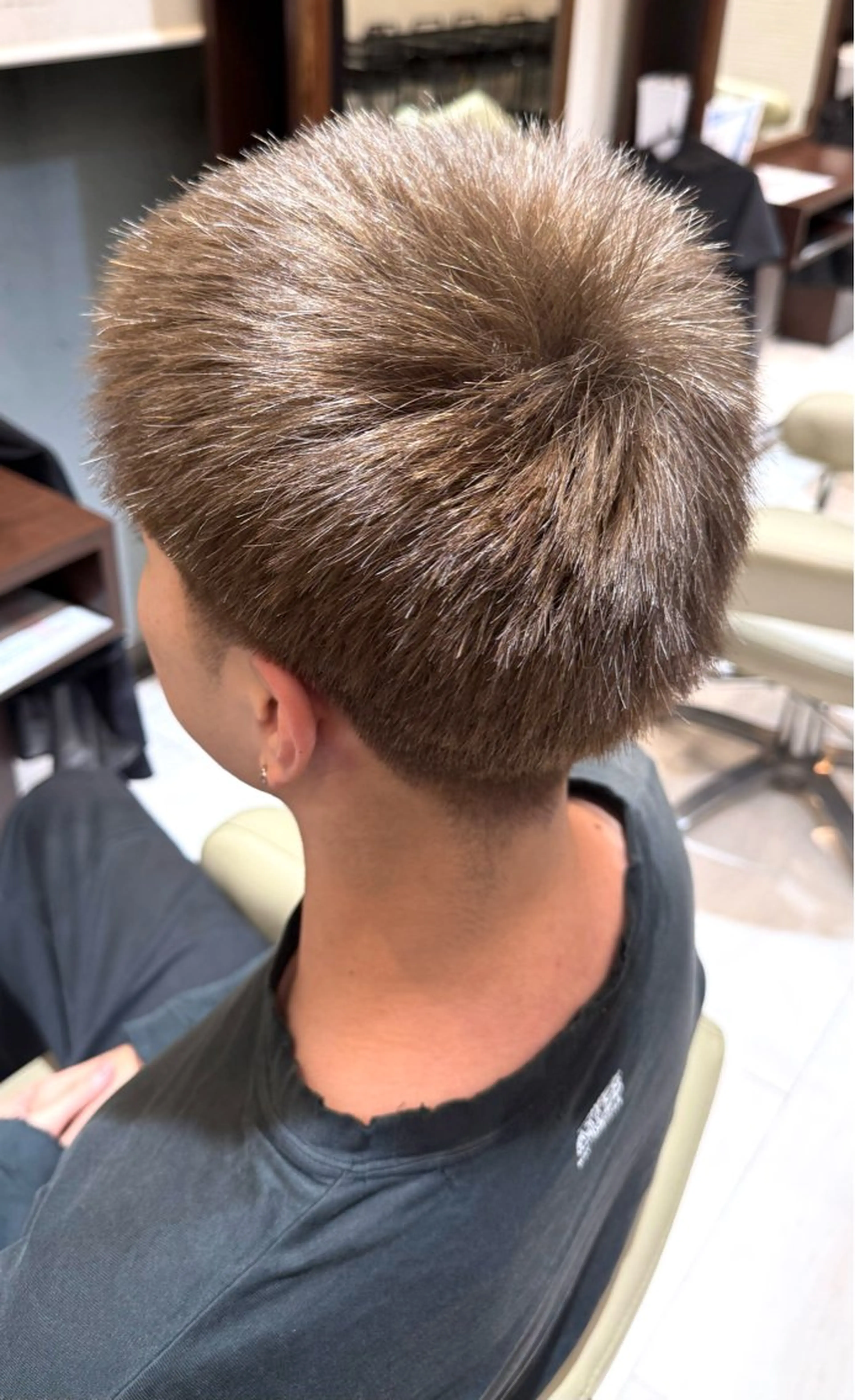 カラー メンズ ベージュカラー 透明感カラー グレージュ ミルクティーグレージュ HAIR MAKE aries 岩切店　【アリエス】所属・Rui 【aries岩切】のヘアスタイル