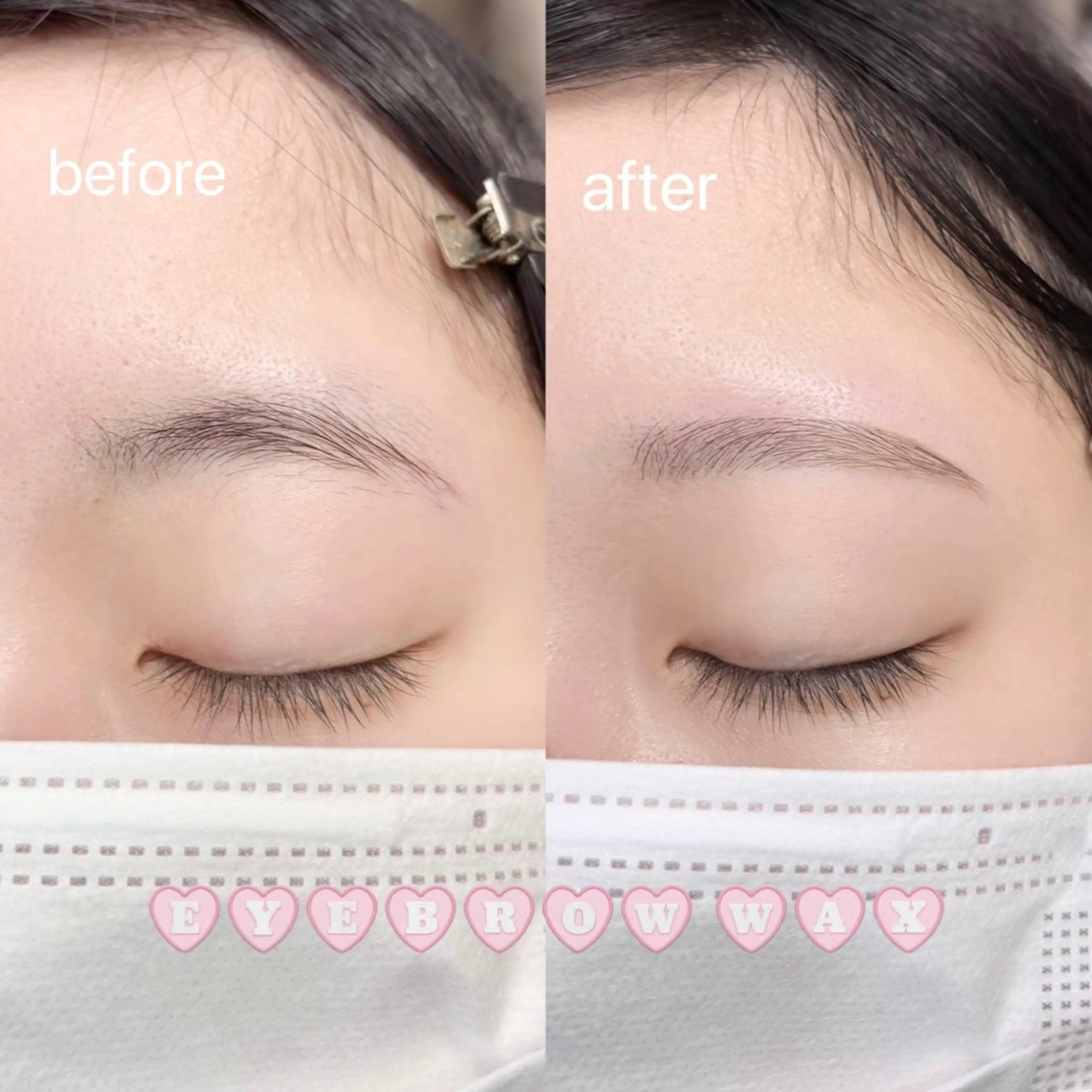 アイブロウ ワックス脱毛 en 🌙 yuukiのマツエク・マツパデザイン