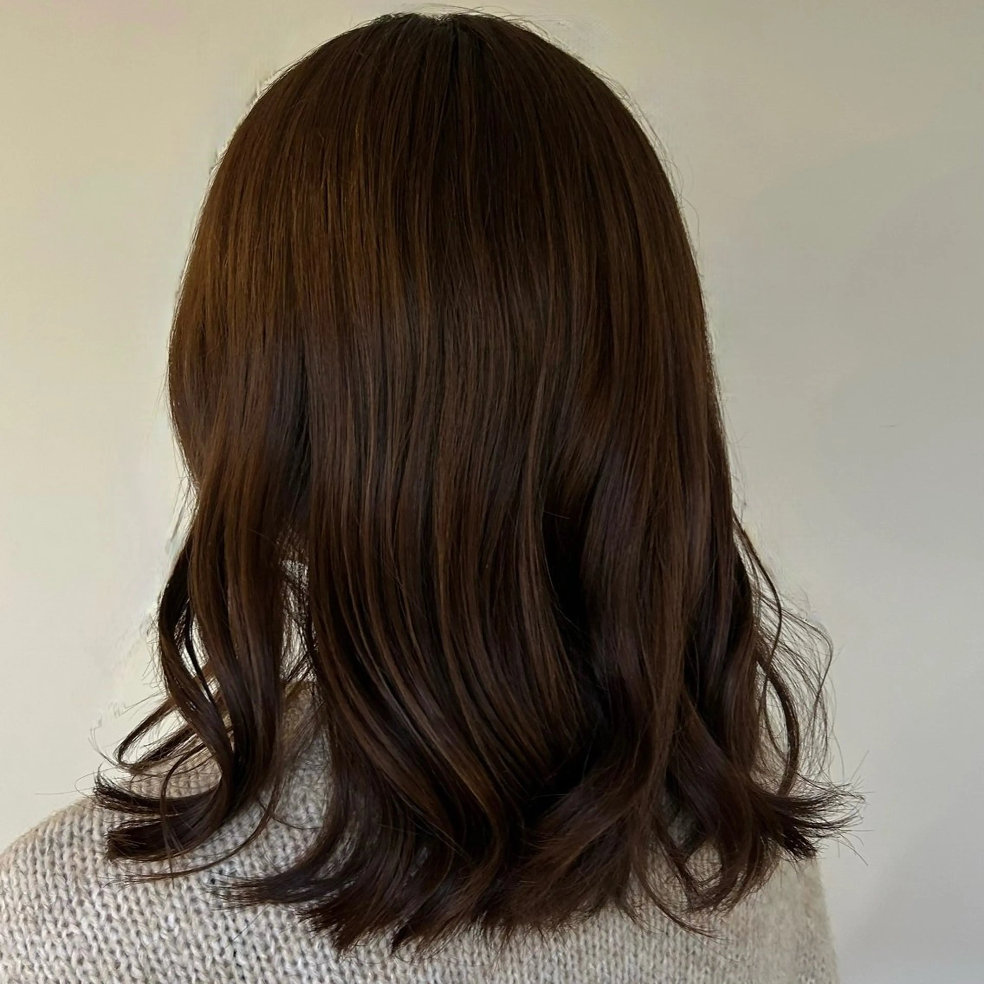 前髪うるさらストレート＋透明感カラー＋似合わせ前髪カット🫧💖の写真