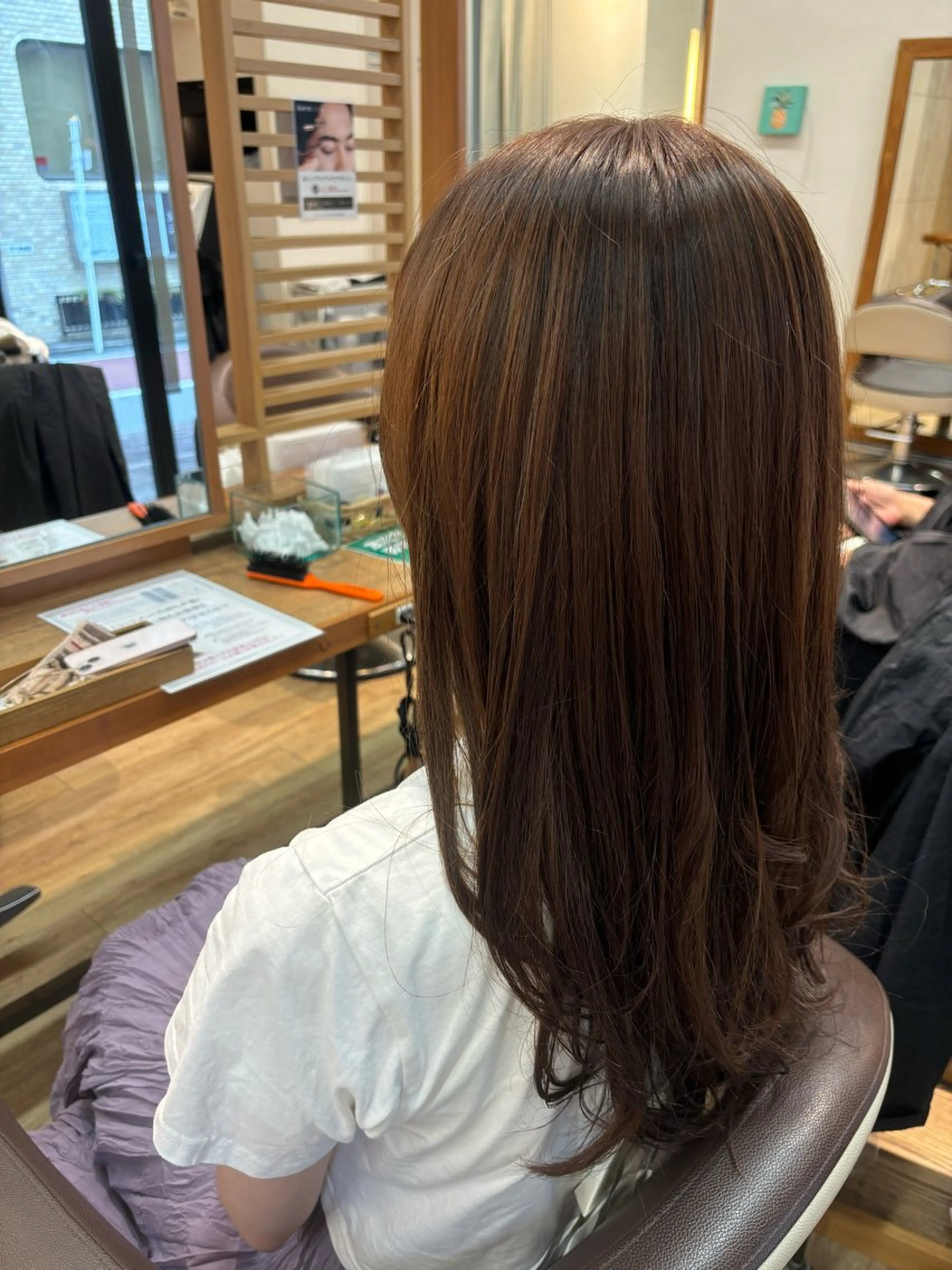 ロング ヘアカラー ゆうこ🍀髪質改善/ ストレート/艶カラーのヘアスタイル