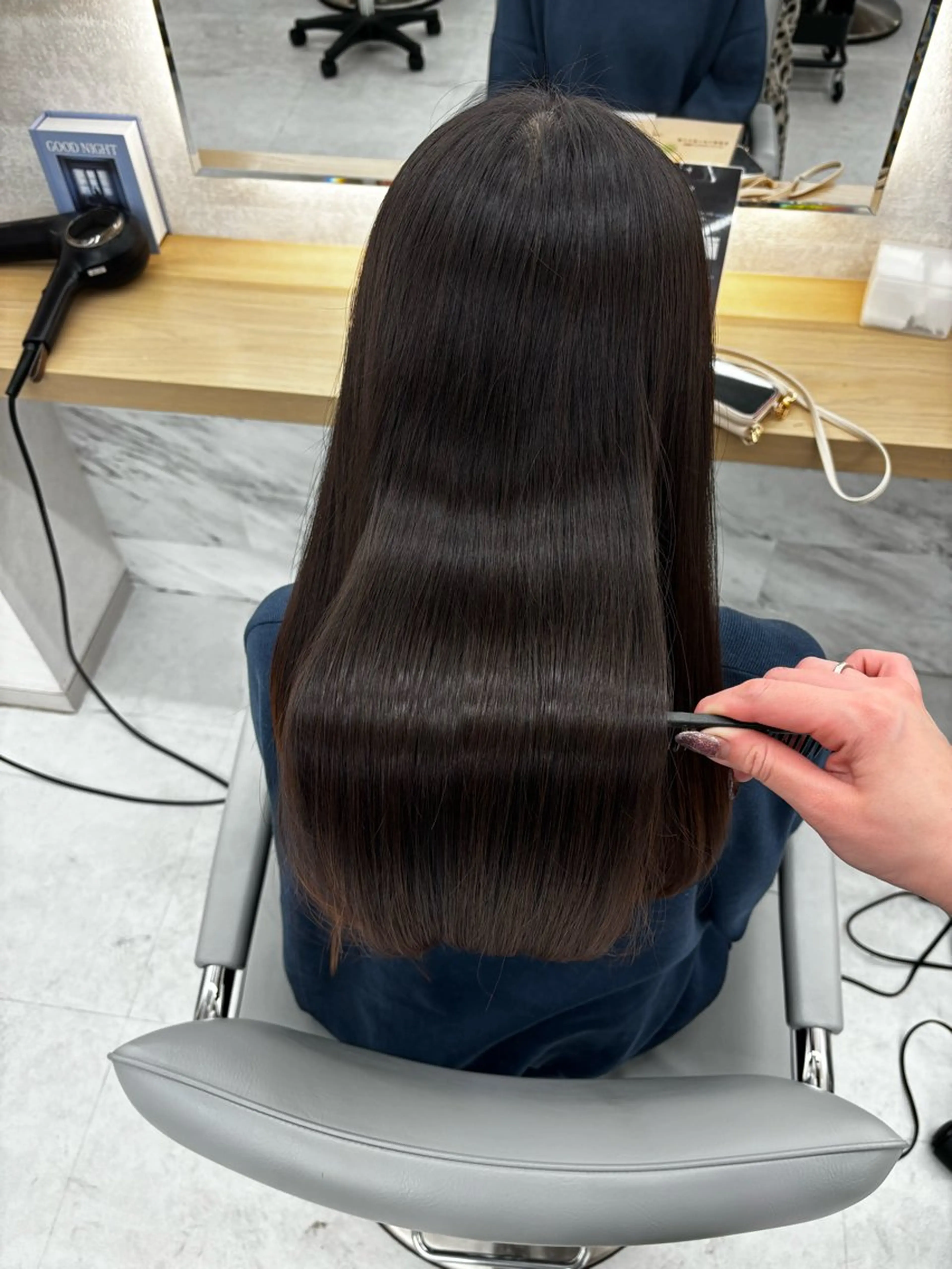 ロング カット ヘアカラー トリートメント ヘッドスパ 新宿No.1艶髪矯正 美艶カラー/FUKAのヘアスタイル