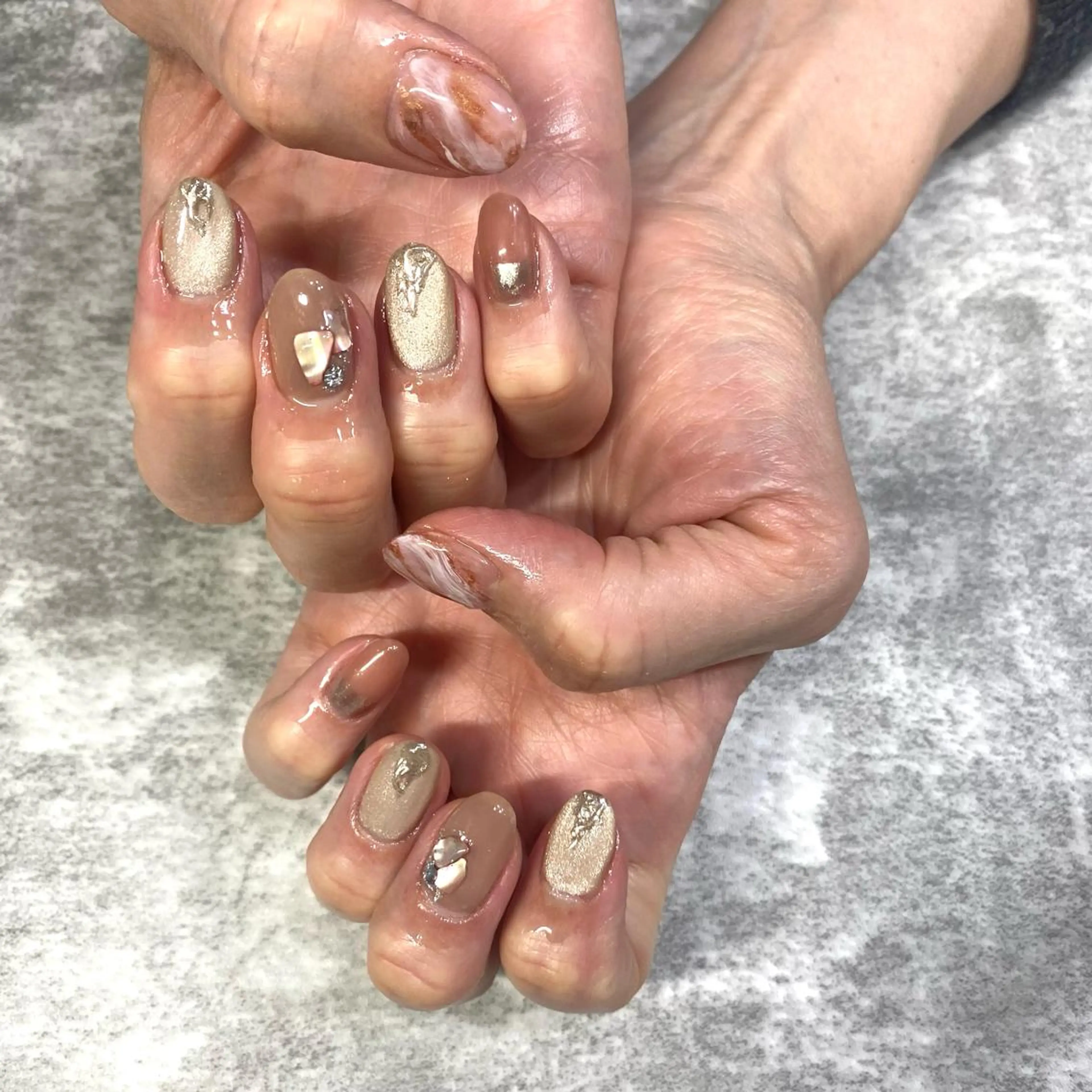 ネイル ニュアンスネイル ハンドネイル ★Rinail... .のネイルデザイン