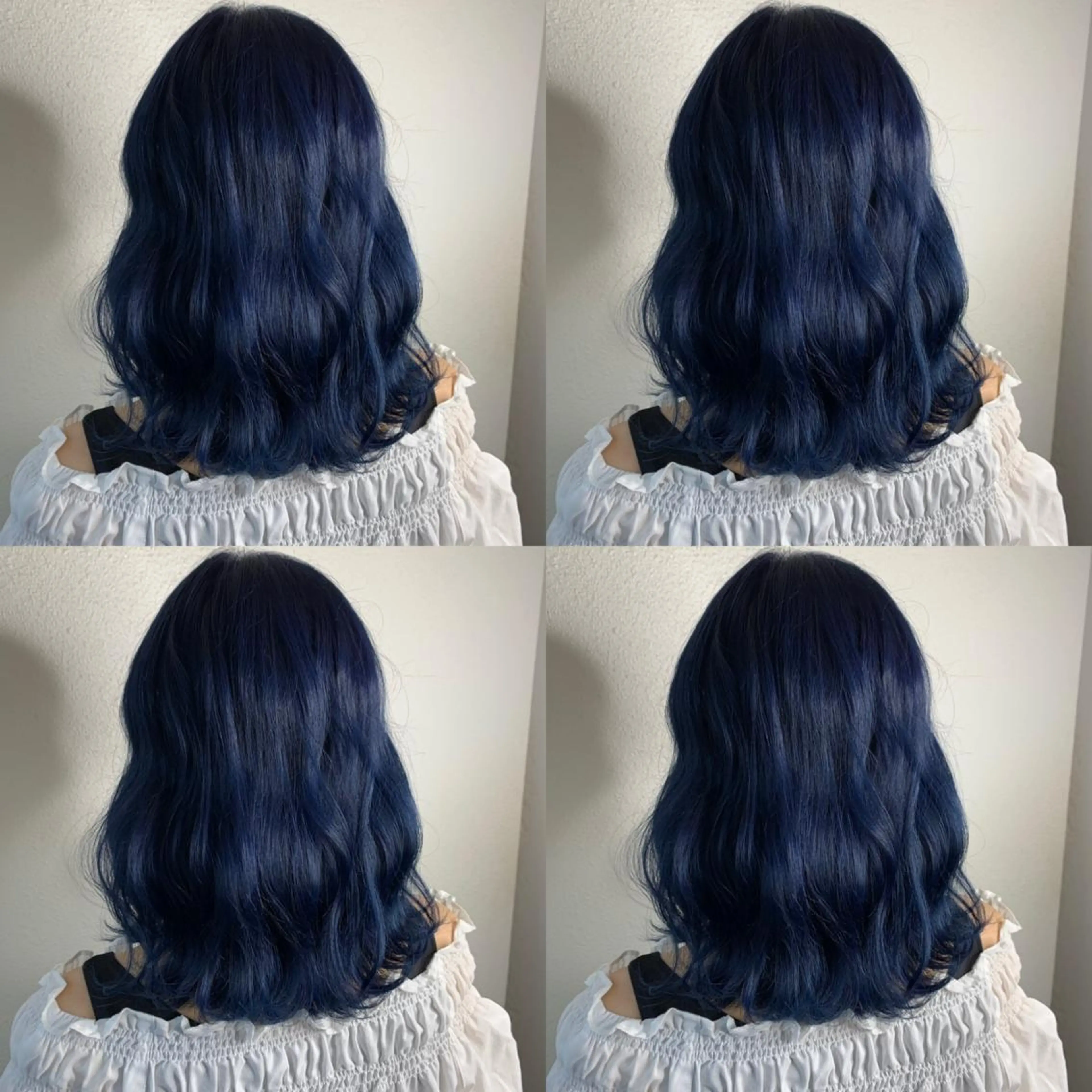 セミロング カラー ブルーカラー ヘアカラー トリートメント 似合わせ/ブリーチ カラー.岡田友仁のヘアスタイル