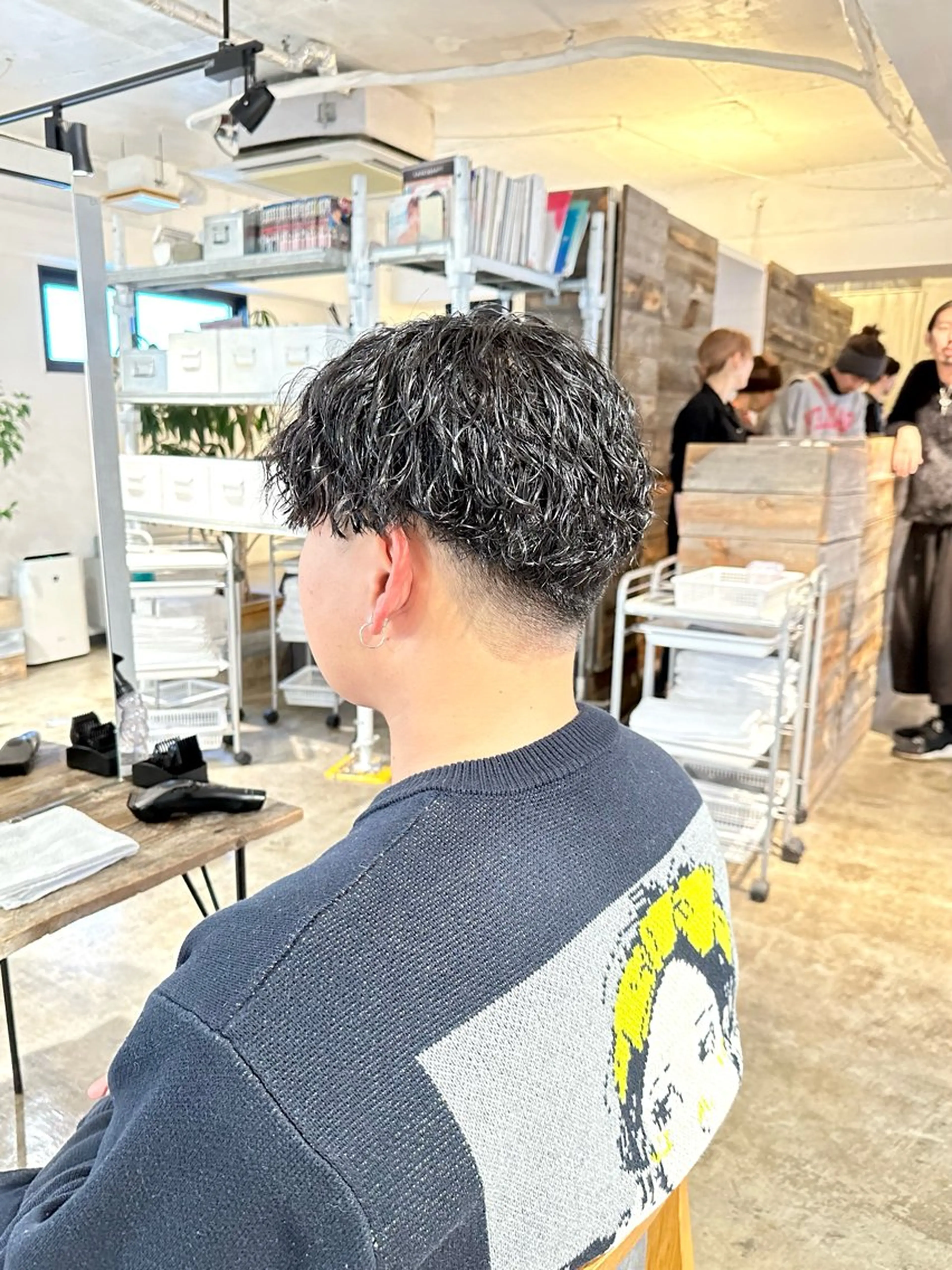 メンズ マッシュ メンズパーマ メンズツイストパーマ ツイストパーマ カット ヘアカラー パーマ トリートメント 骨格補正施術/メンズ 専門美容師/YUYAのヘアスタイル