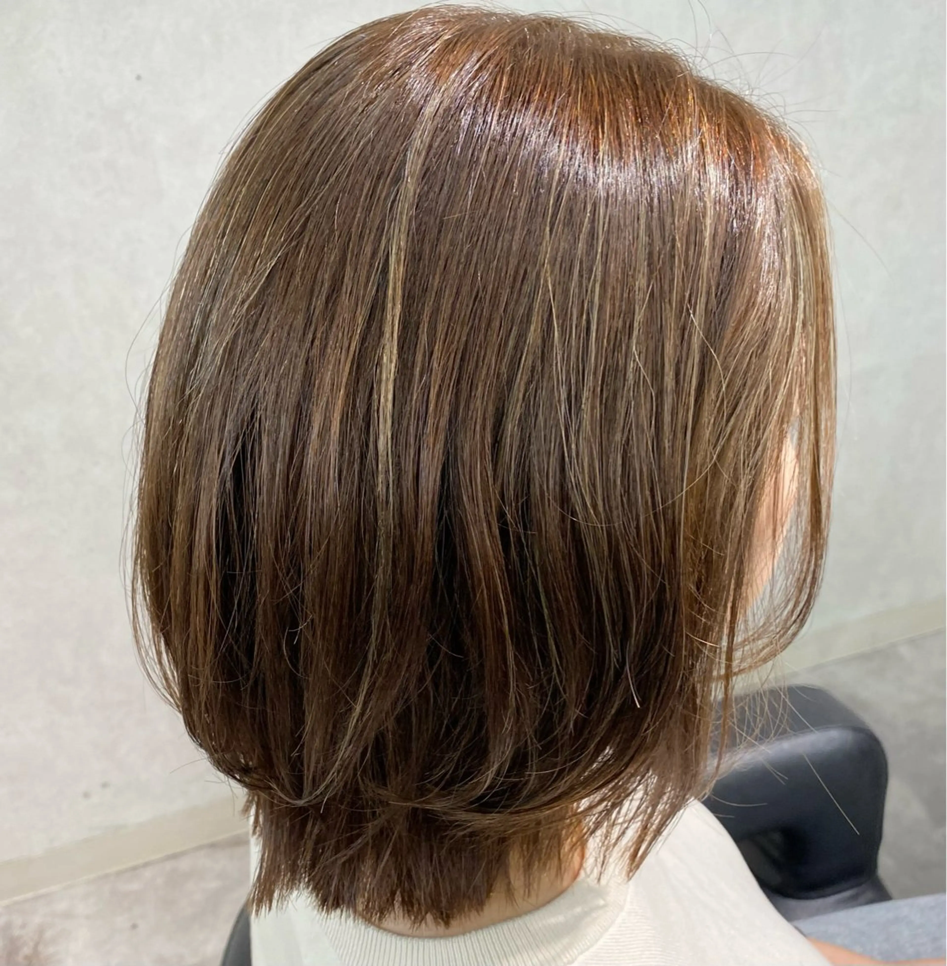 ミディアム カラー カット ヘアカラー トリートメント 透明感カラー/当日予 約OK🤍〔杉野葵〕のヘアスタイル