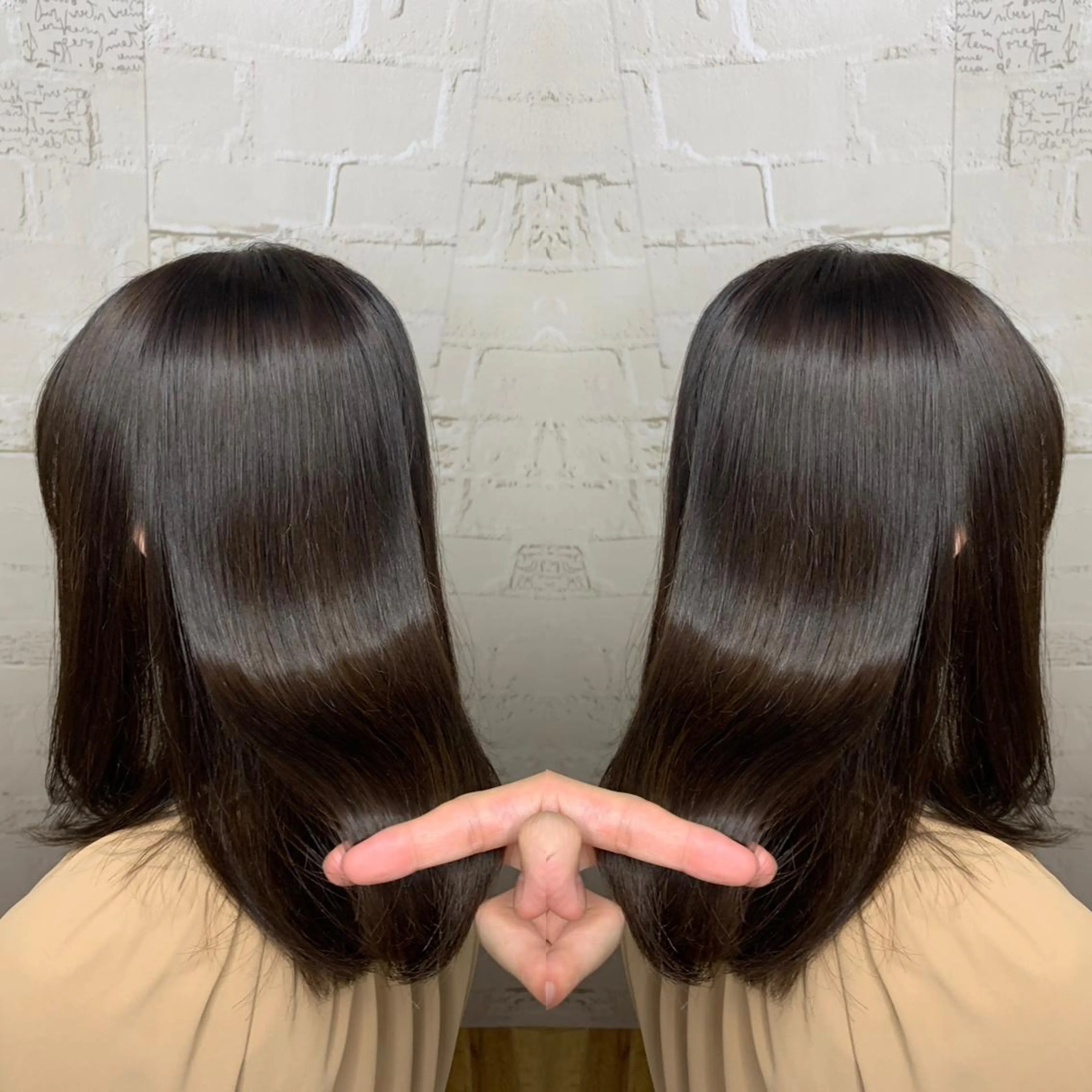 セミロング beautism clock所属・韓国風🇰🇷うる艶 レイヤー/海青🫧のヘアスタイル