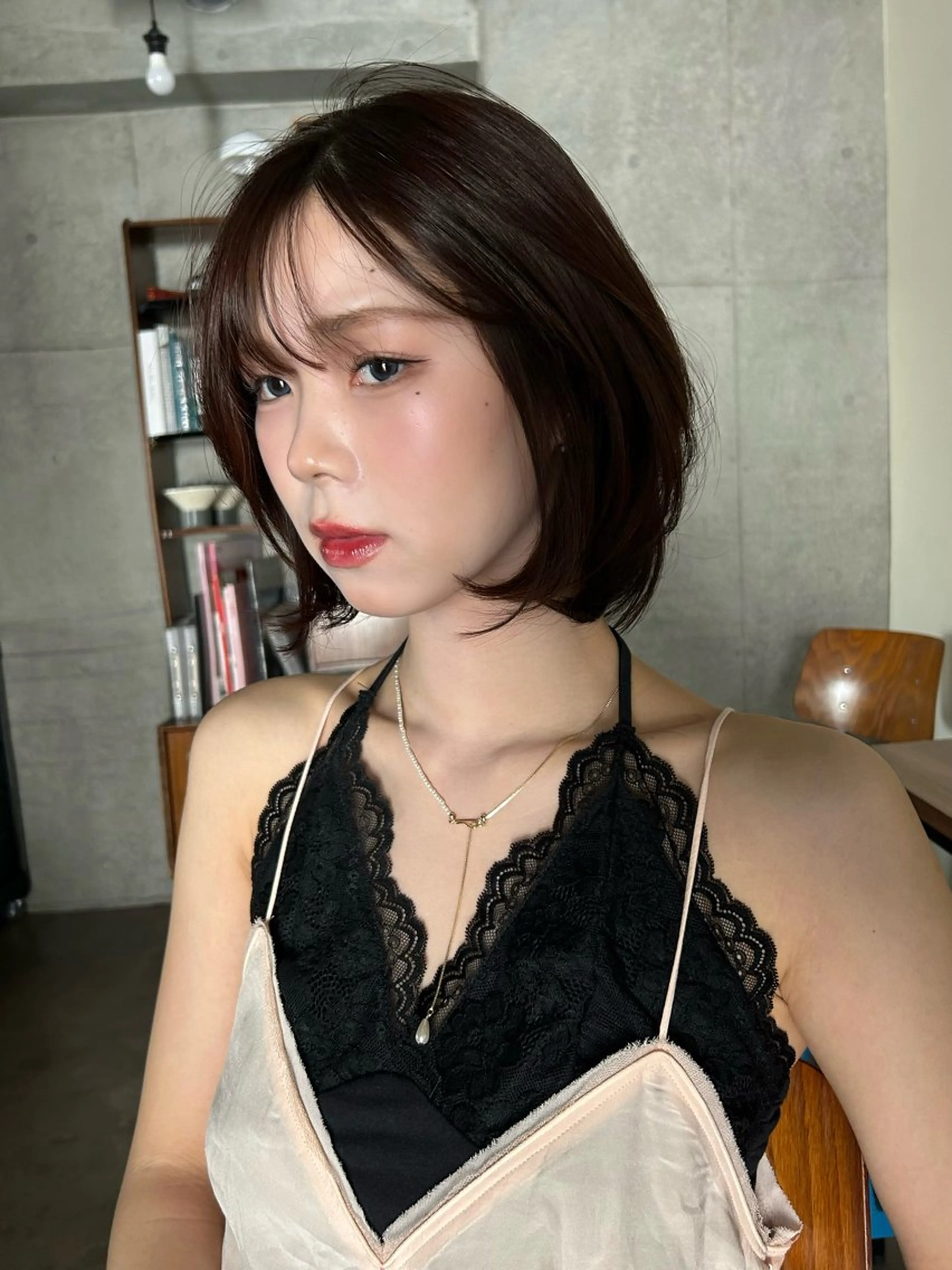 ショート カラー カット ヘアカラー 韓国ボブ/レイヤー カット/ EMIRIのヘアスタイル