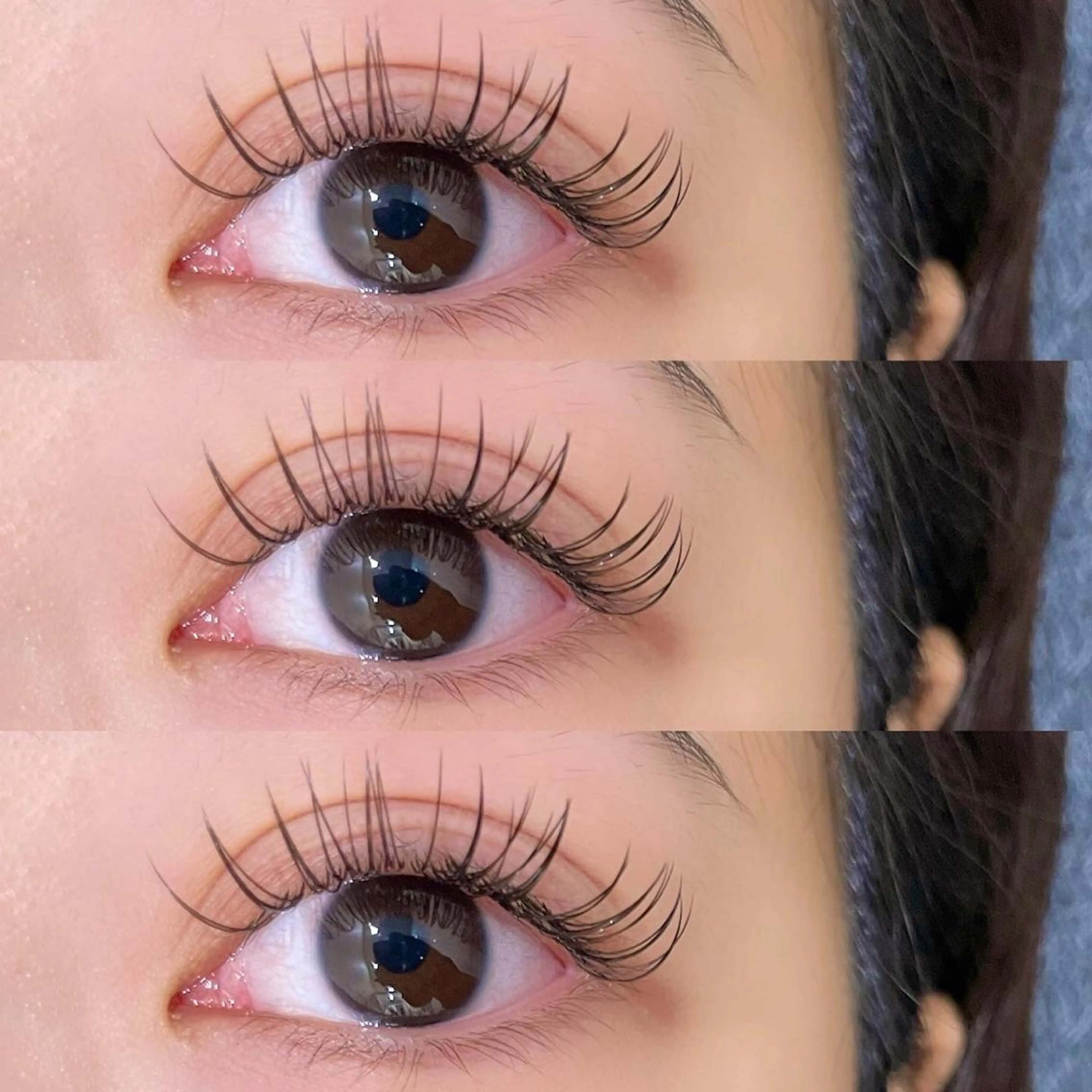 マツエク・マツパ Dカール フラットラッシュ ナチュラル マツエク Le Riad 水野のマツエク・マツパデザイン