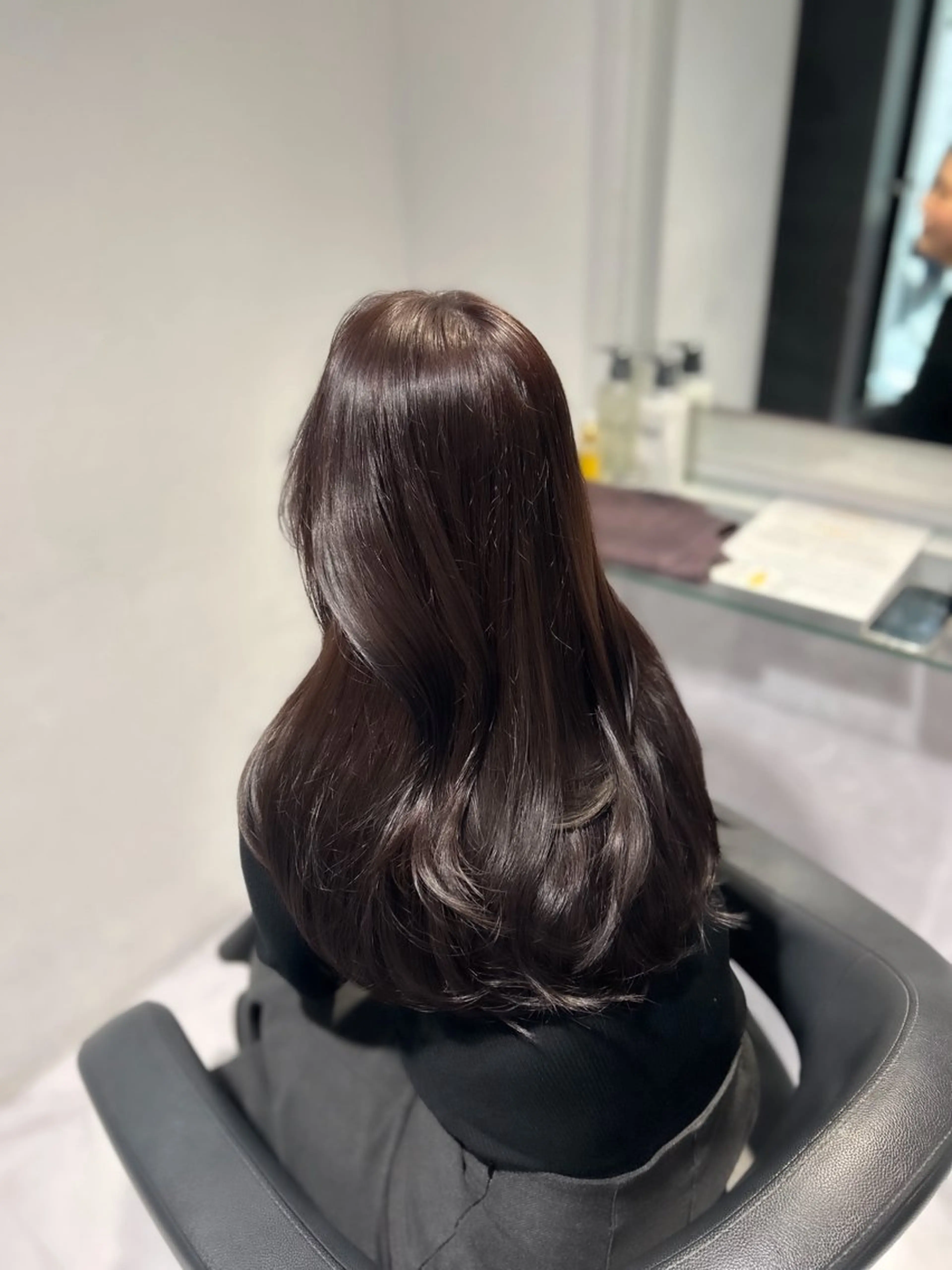 ロング カラー ヘアカラー トリートメント 表参道/透明感カラー /暗髪/ジュキヤのヘアスタイル