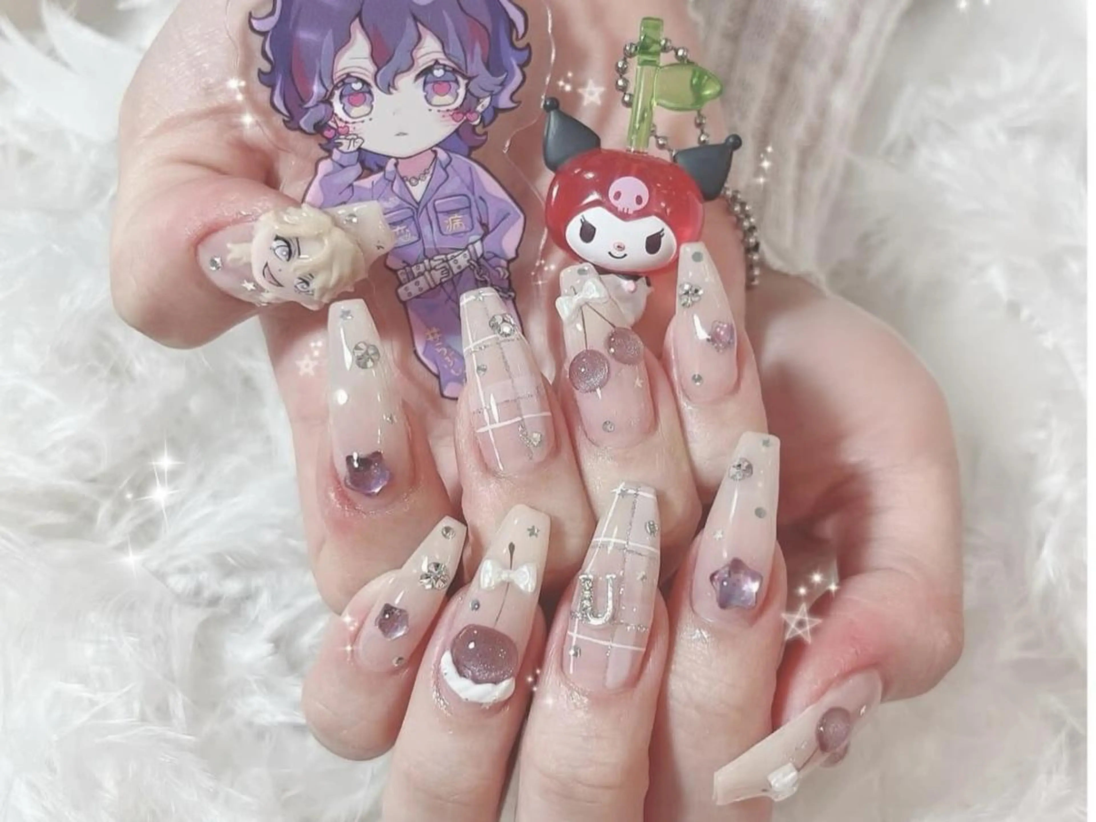 メンズ ネイル Bloom kabukiのネイルデザイン