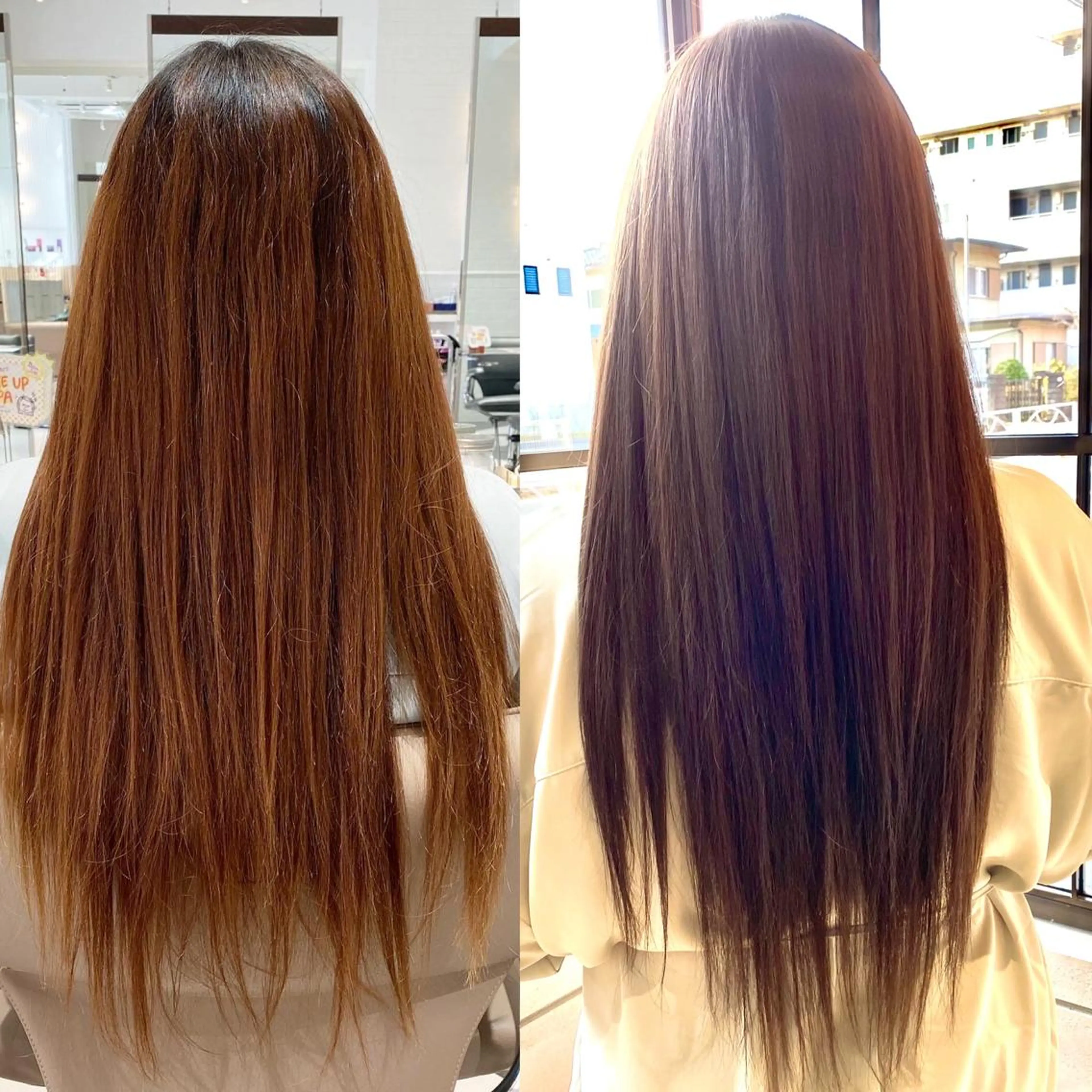 ロング カラー ブラウンカラー イルミナカラー カット ヘアカラー トリートメント 谷合 貴志のヘアスタイル