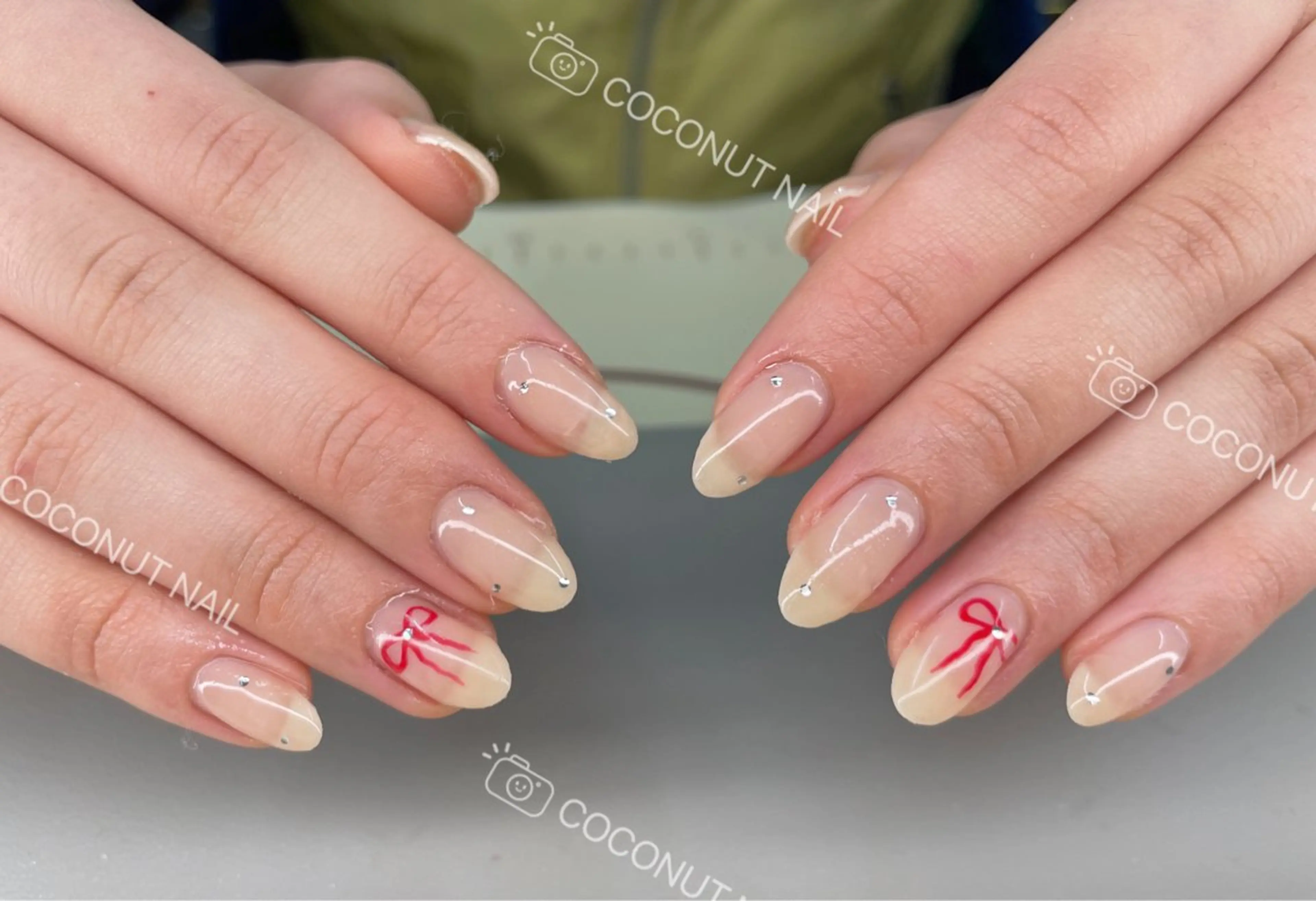 ネイル ハンドネイル 神田 ココナッツのネイルデザイン