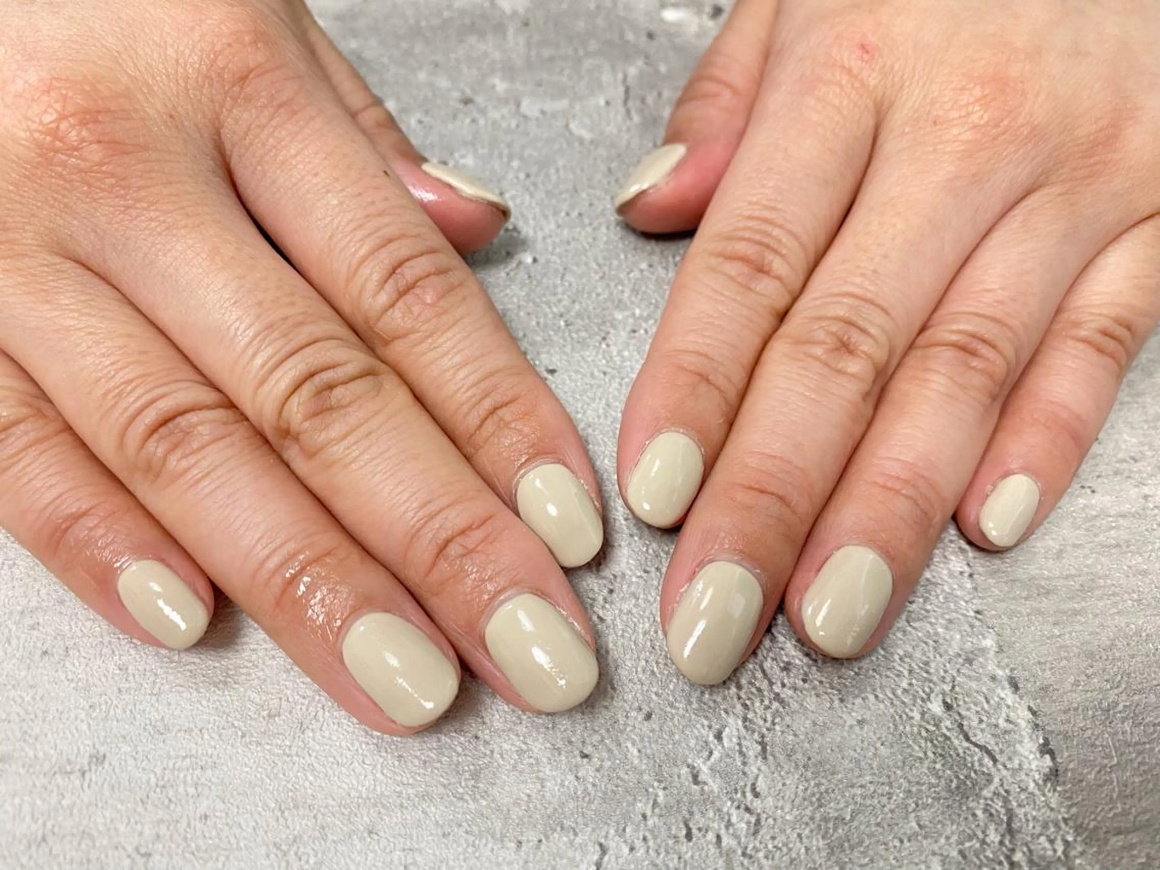 ネイル ワンカラーネイル ハンドネイル Mogu nail 二子玉川のネイルデザイン