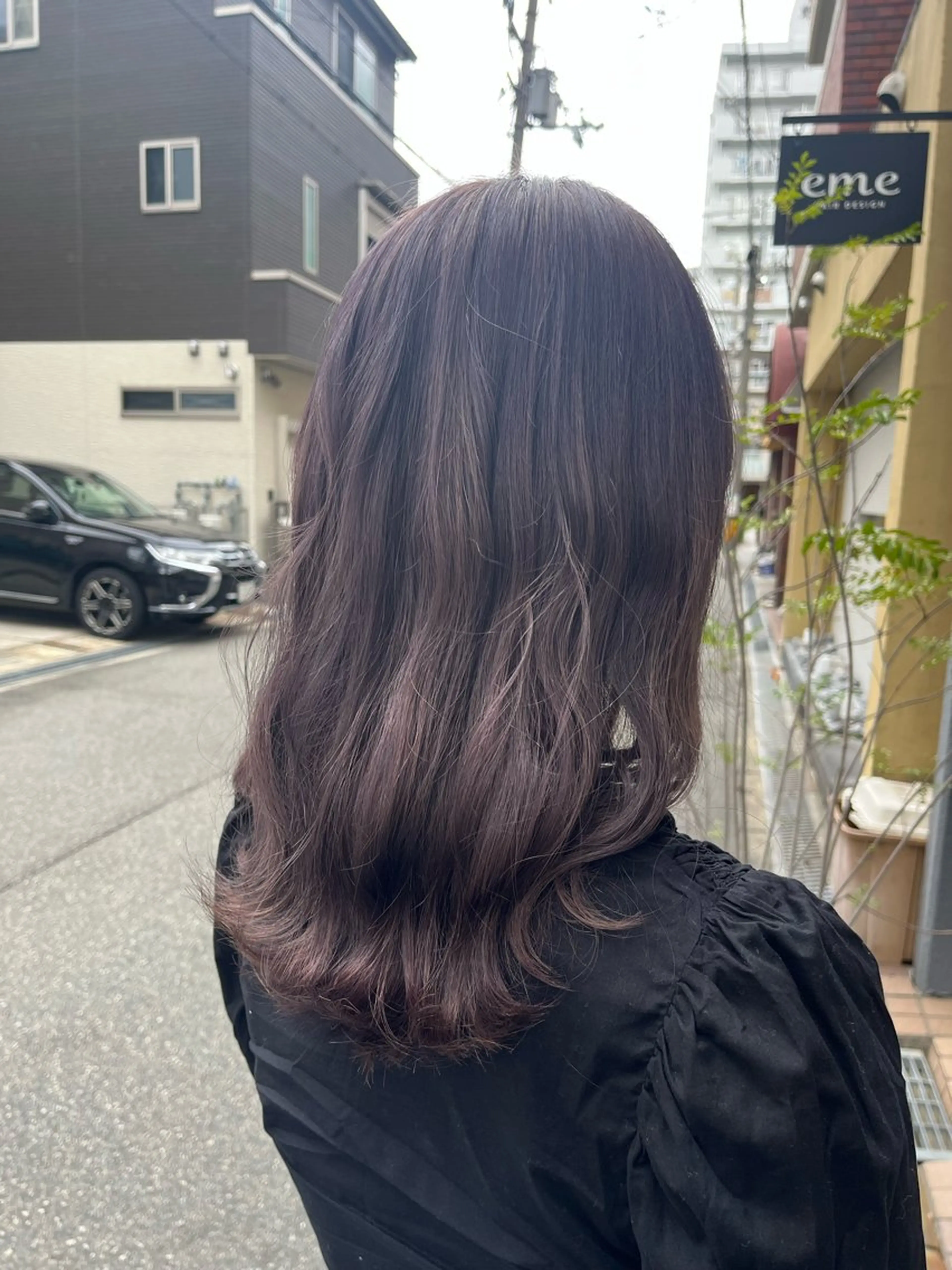 セミロング カラー eme hair design 【エメ】所属・eme ﾅｵ ストレートモデル募集のヘアスタイル