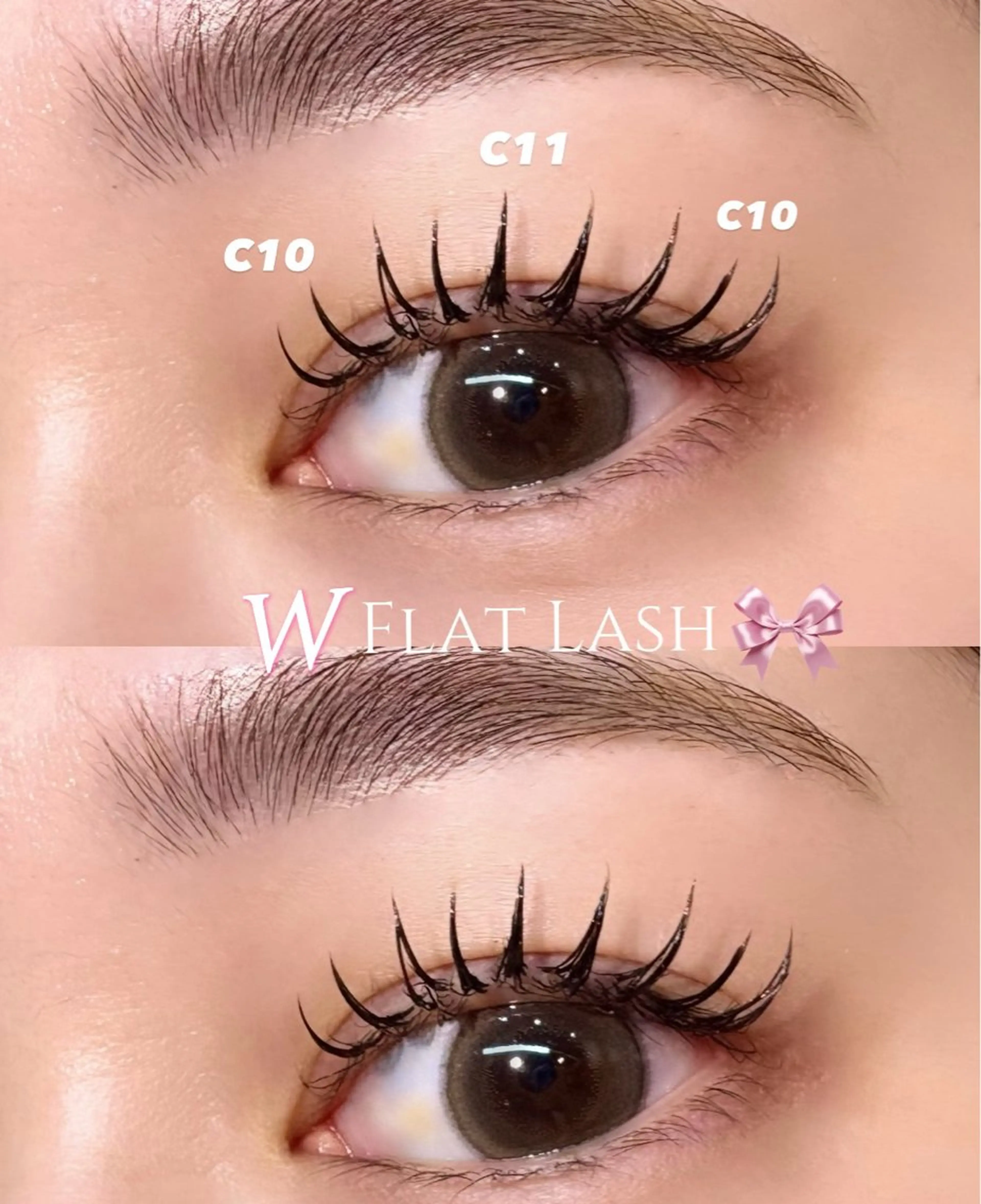 マツエク・マツパ フラットラッシュ haru ♡のマツエク・マツパデザイン