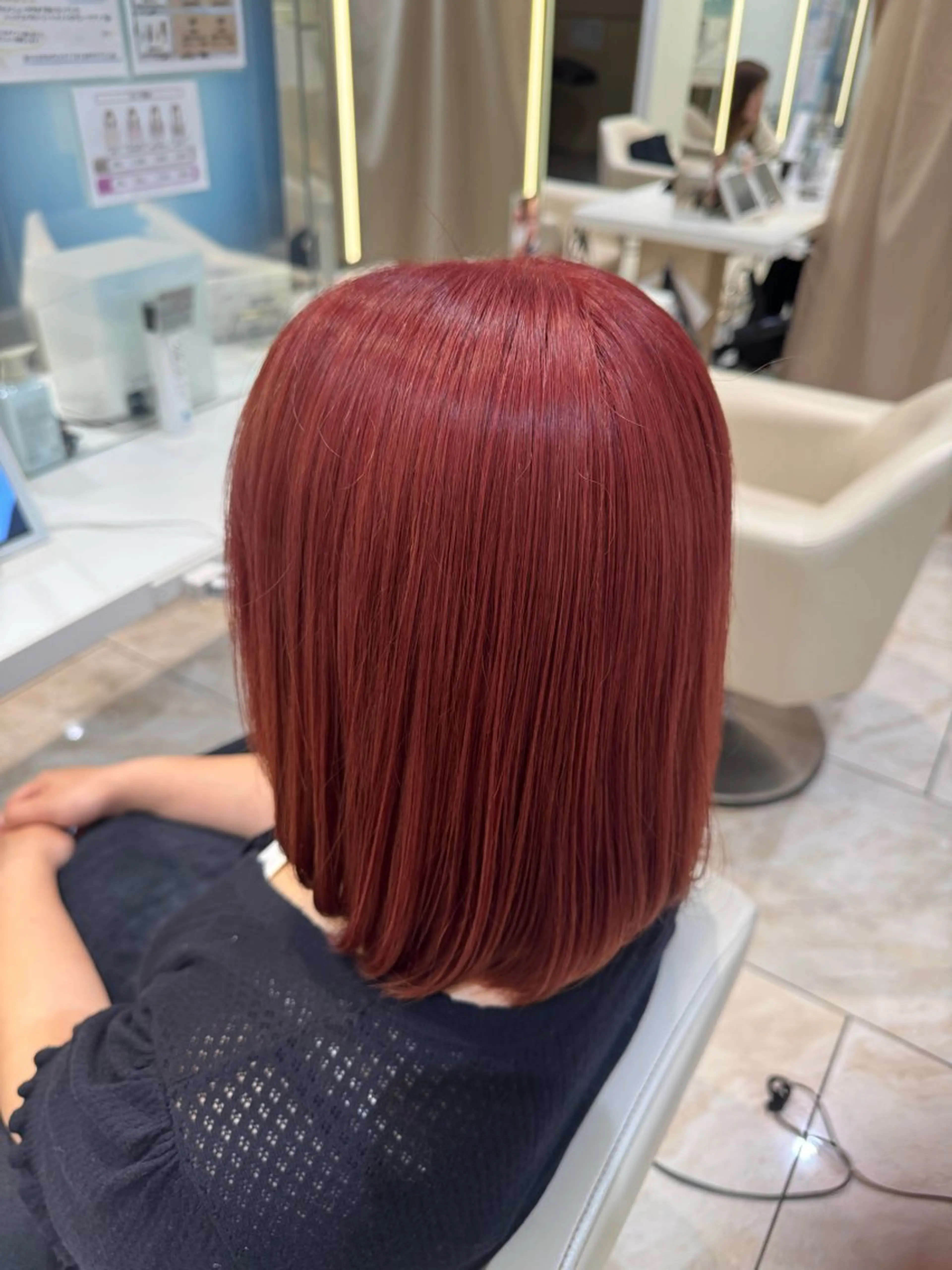 ロング カラー ボブ‪✂️ スパ🫧kurehaのヘアスタイル