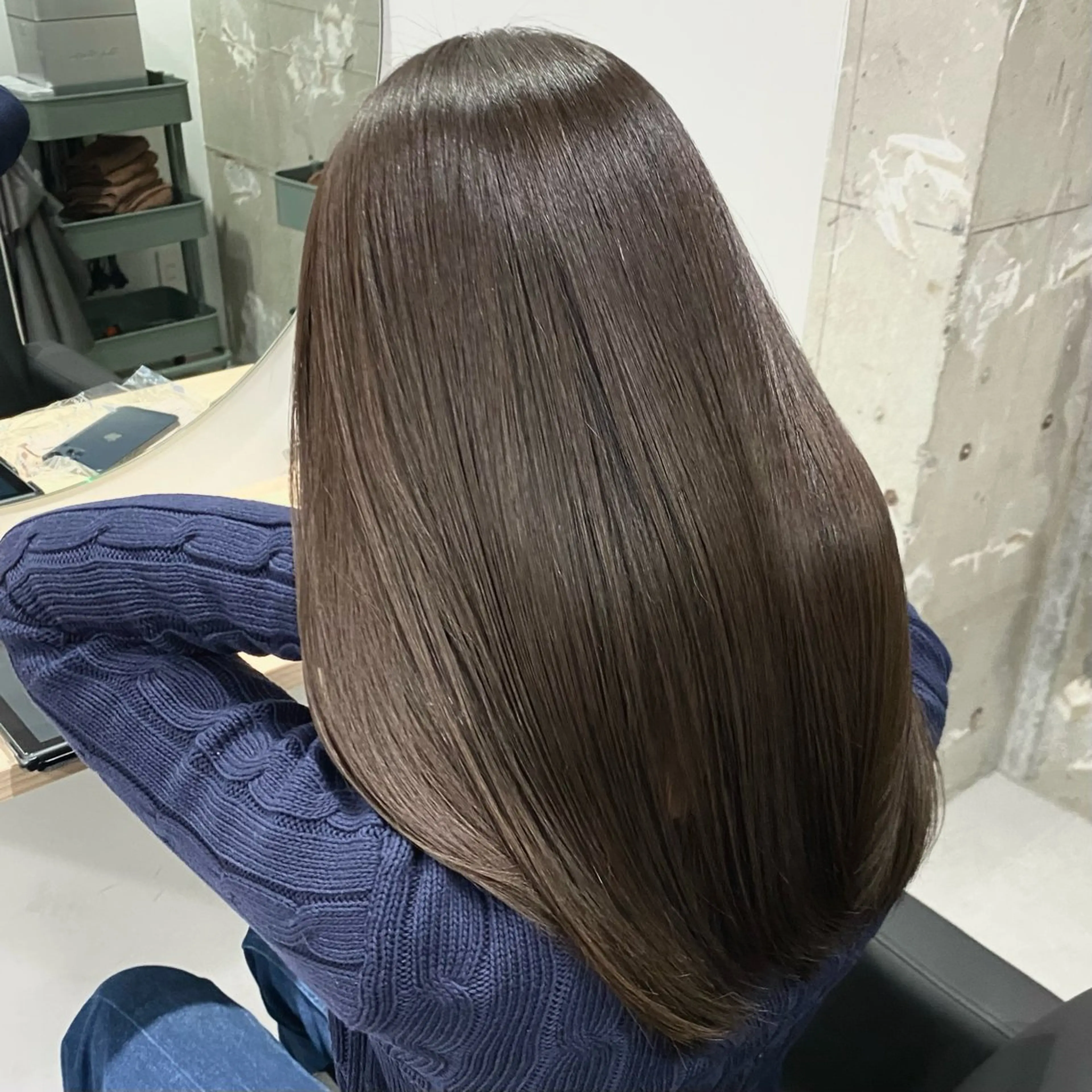 セミロング カラー ROE 日吉のヘアスタイル