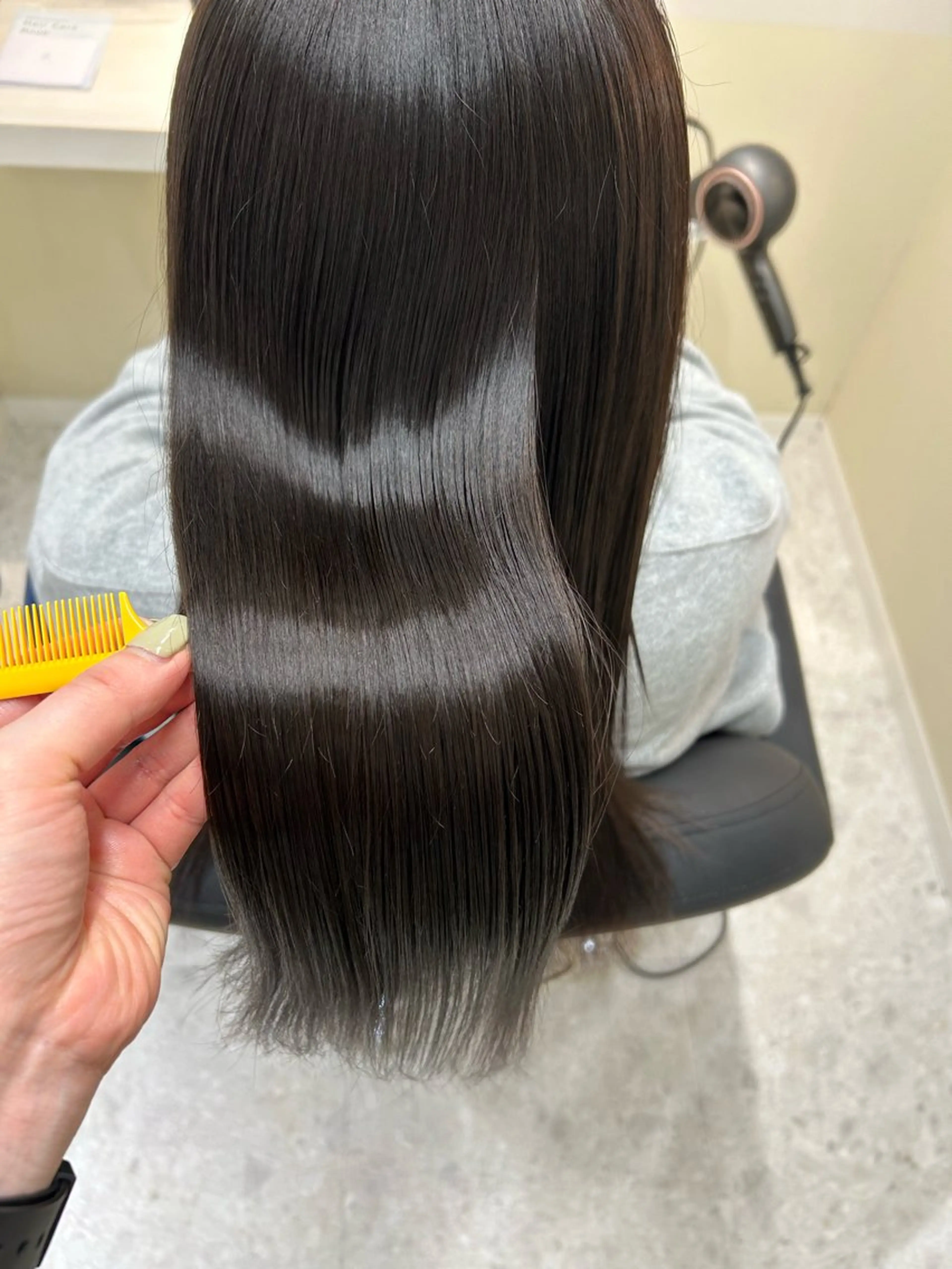 【超オススメ🎀】カット+髪質改善カラー+synergyケアの写真