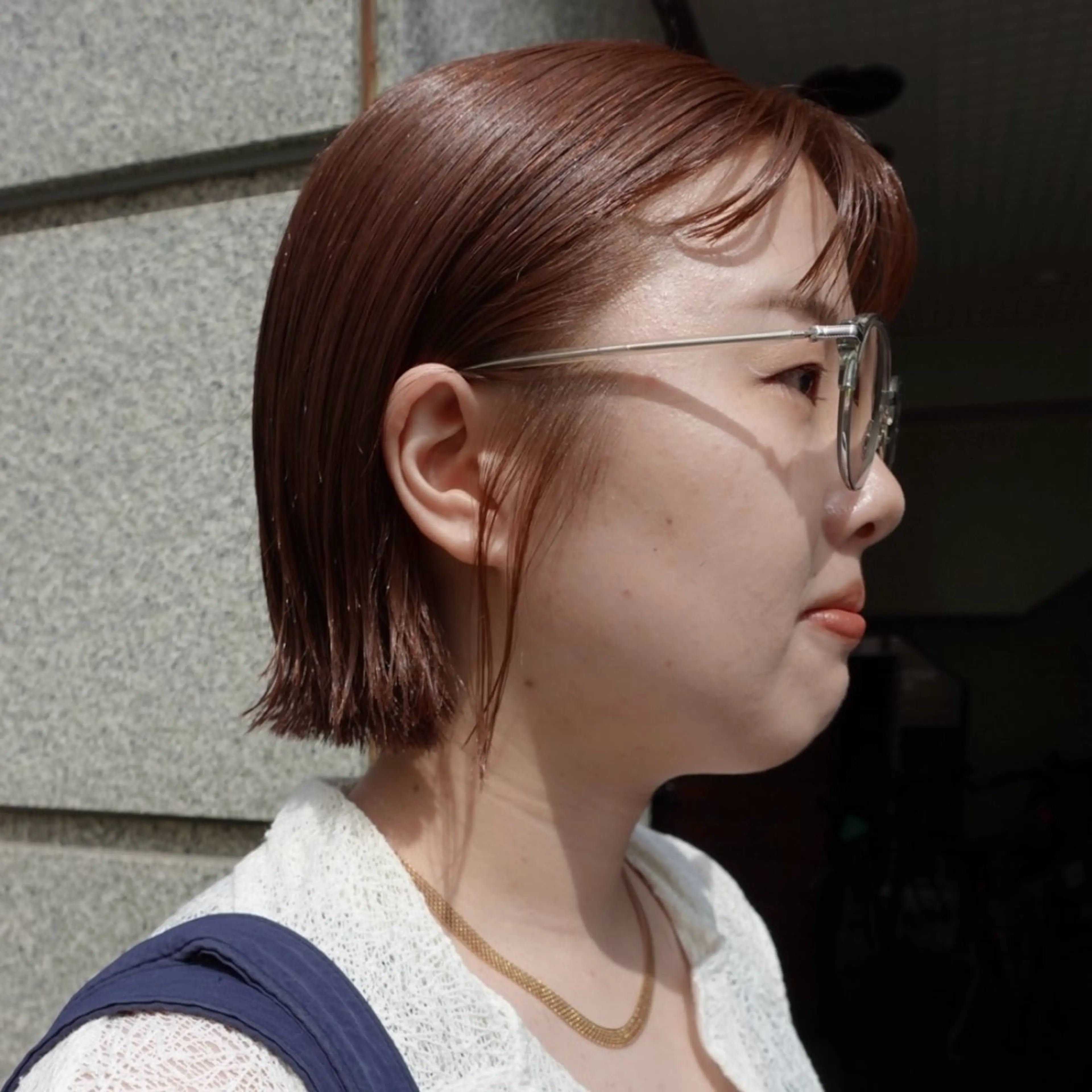 ショート カラー ヘアアレンジ ベージュカラー オレンジ オレンジベージュ ボブ カット ヘアカラー 🌐サトウ リョウ🌐のその他イメージ