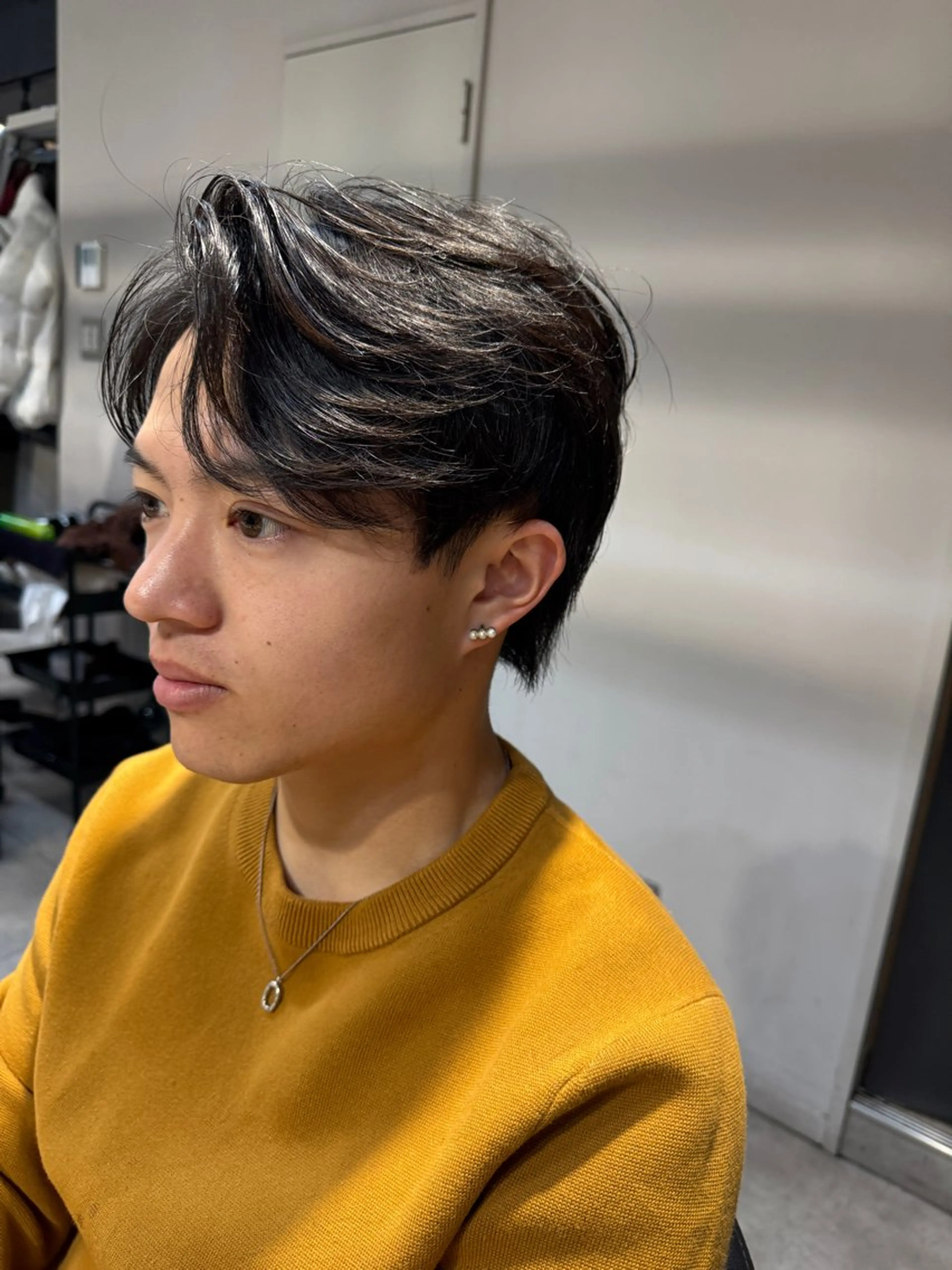 ミディアム メンズ メンズウルフカット ウルフカット カット Dxxxx III所属・女性目線の大人 メンズ*Ayakaのヘアスタイル