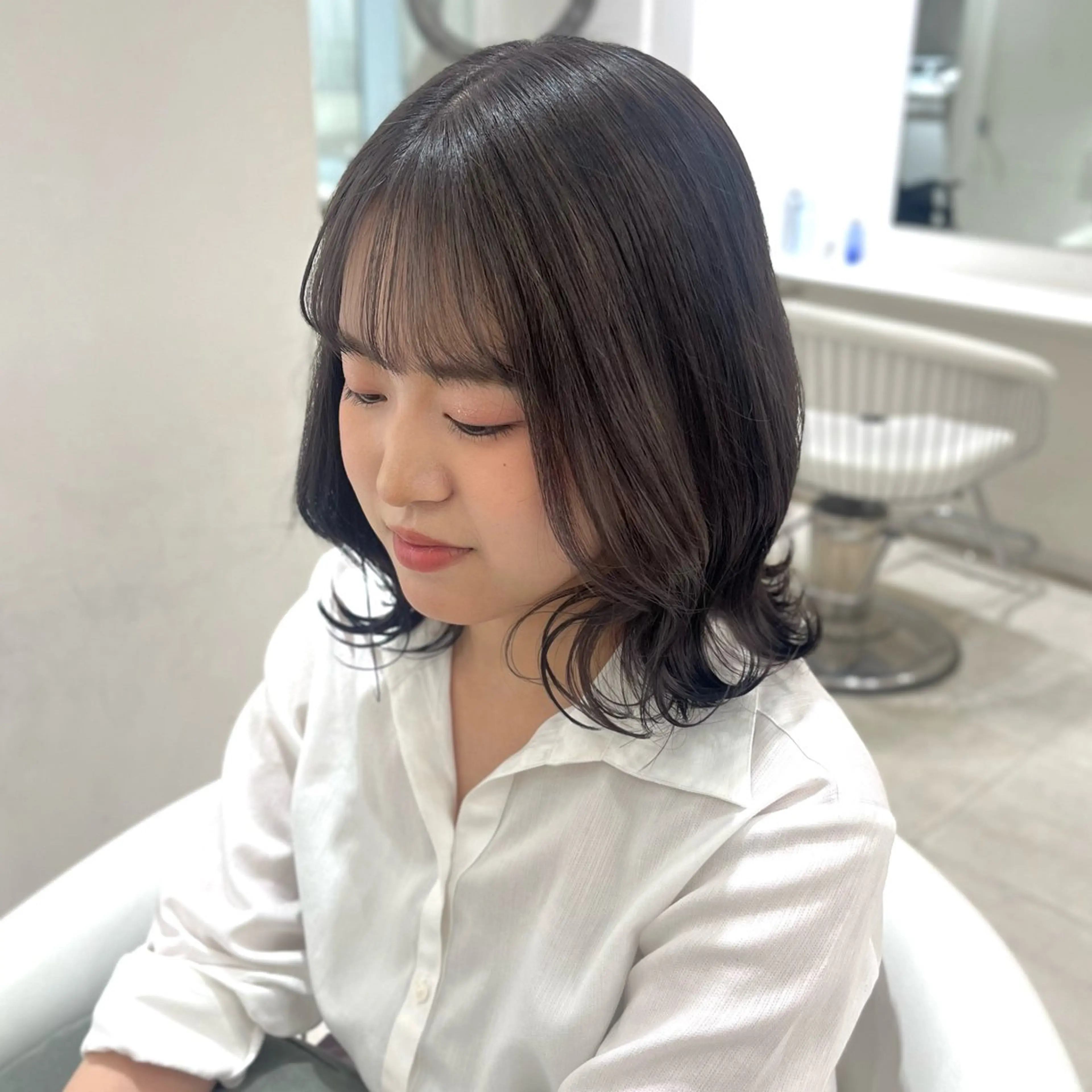 ミディアム カラー ヘアカラー ParveMix￤ 大賀さつき🍨🤍のヘアスタイル