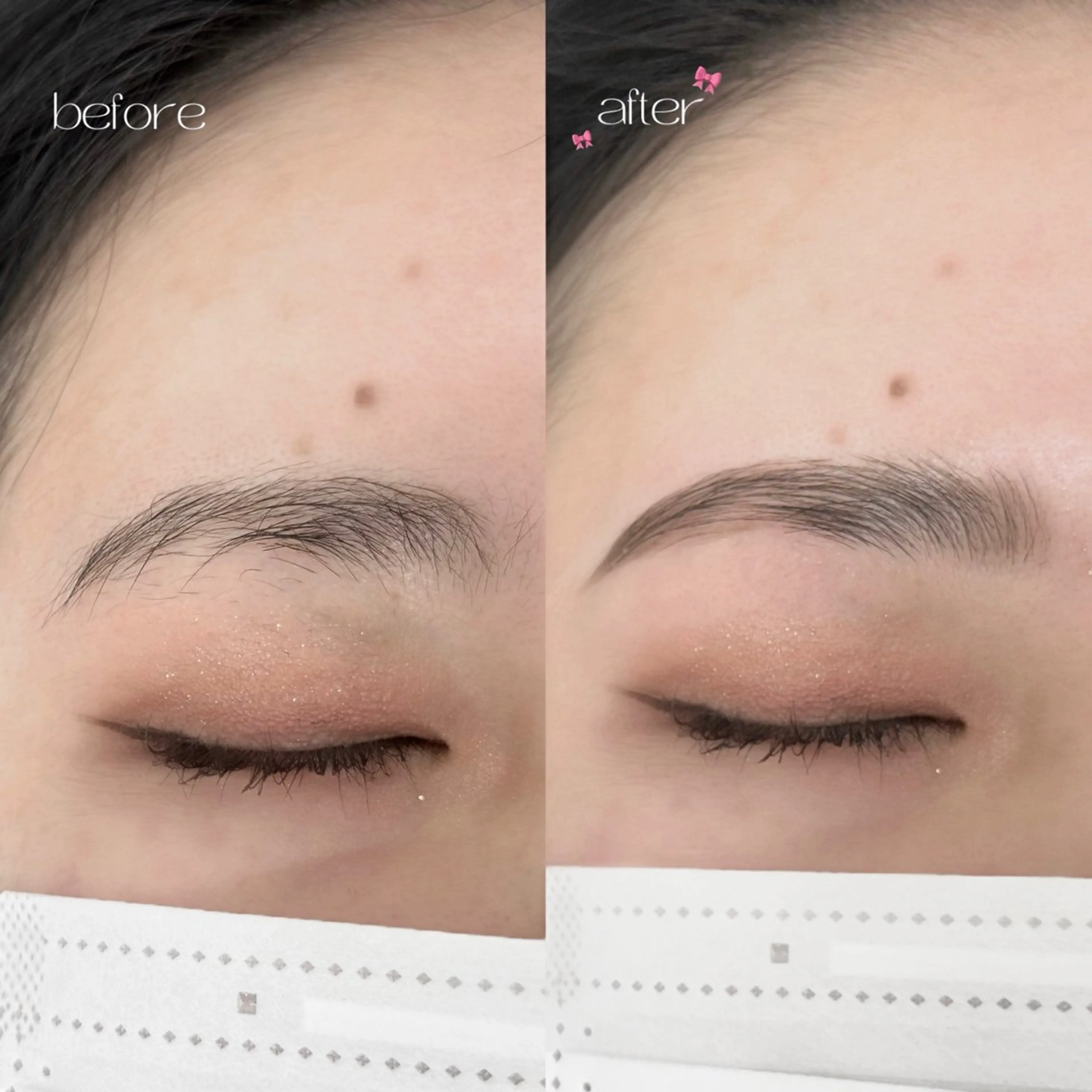 ハリウッドブロウリフト！（wax＋メイク込み）7500円→5500円の写真