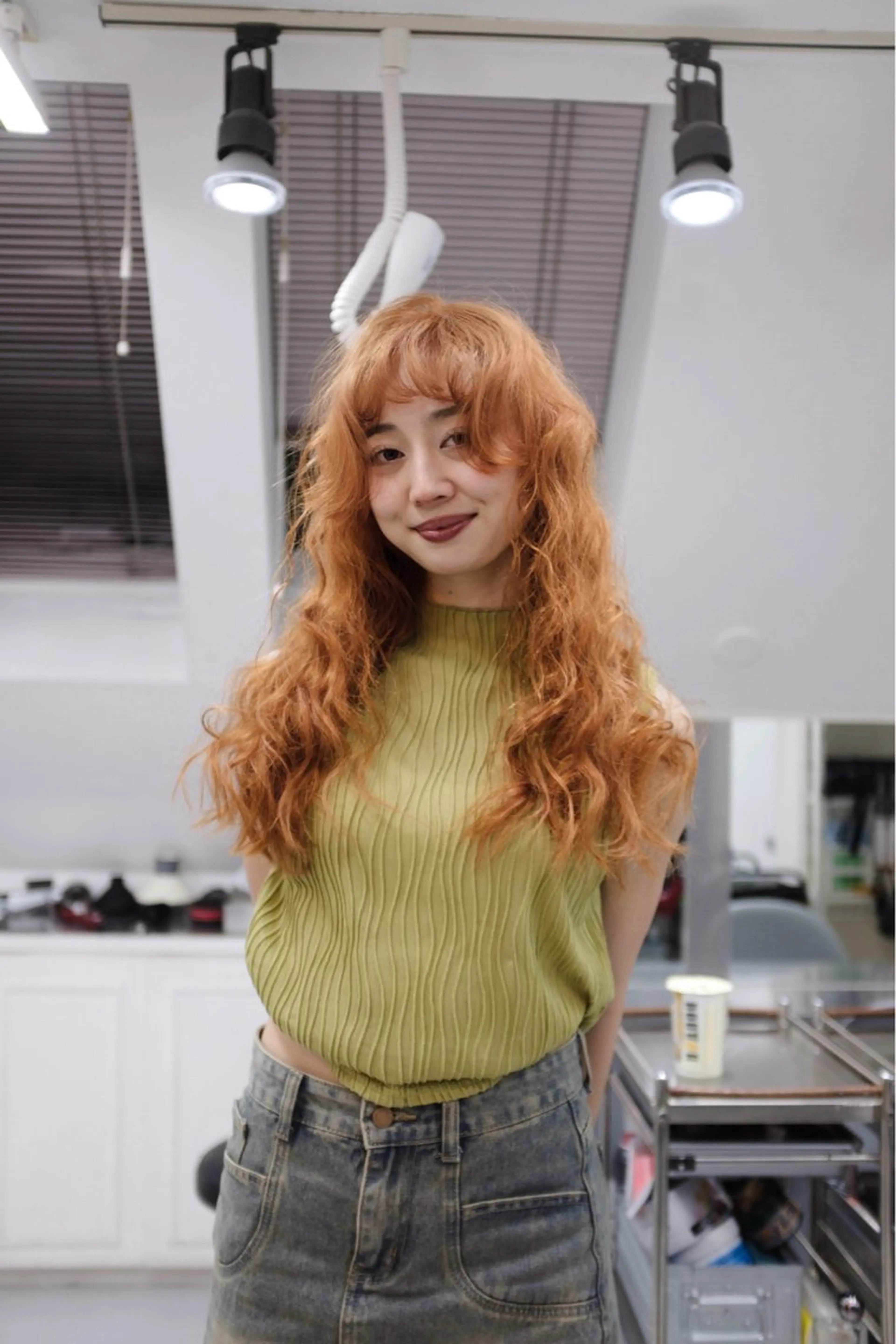 ロング カラー ヘアアレンジ 🦠デザインカラー/ 魚瀬あおい🦠のヘアスタイル