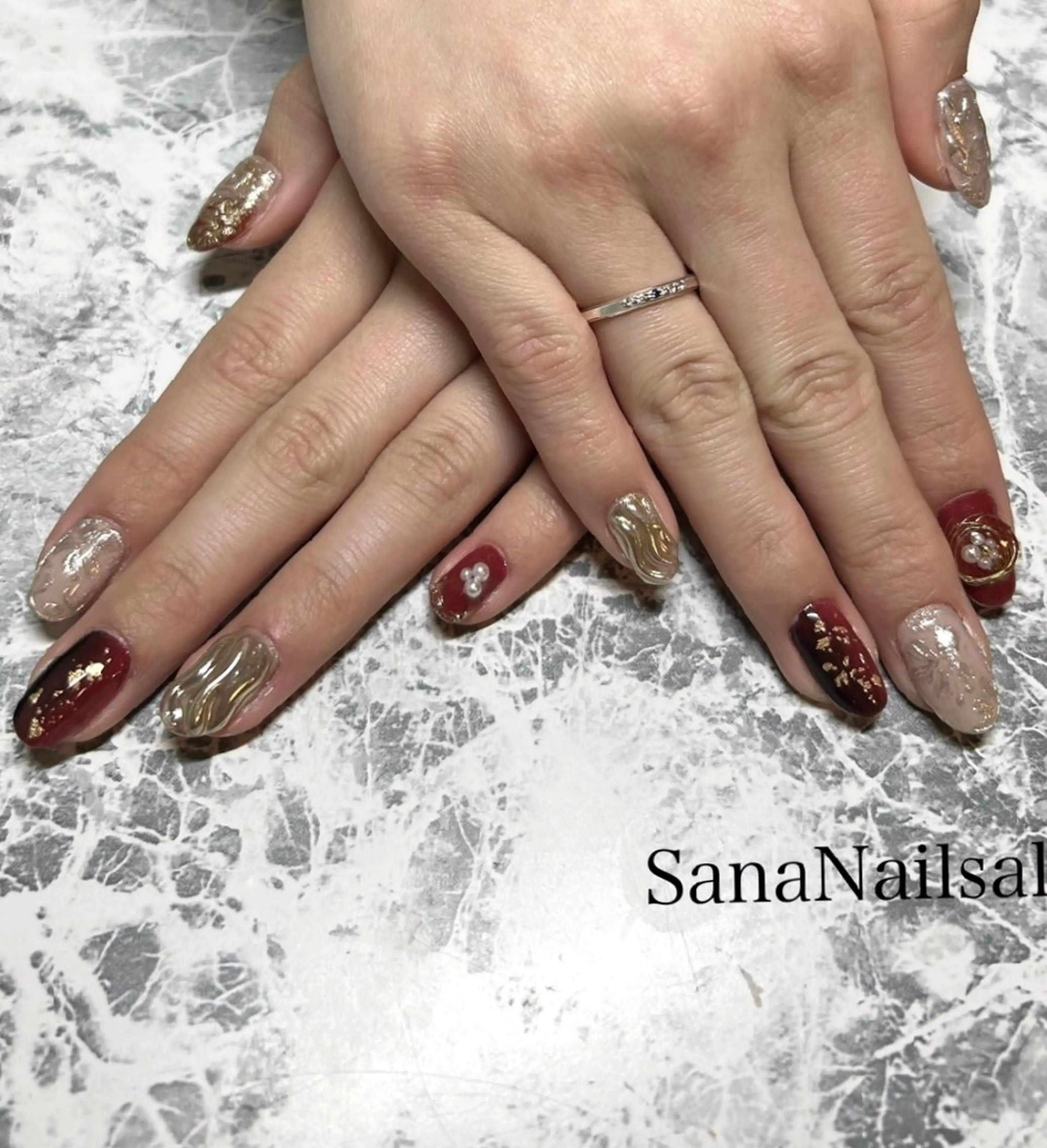 ネイル 成人式 SanaNailsalon所属・Sana Nailsalonのネイルデザイン