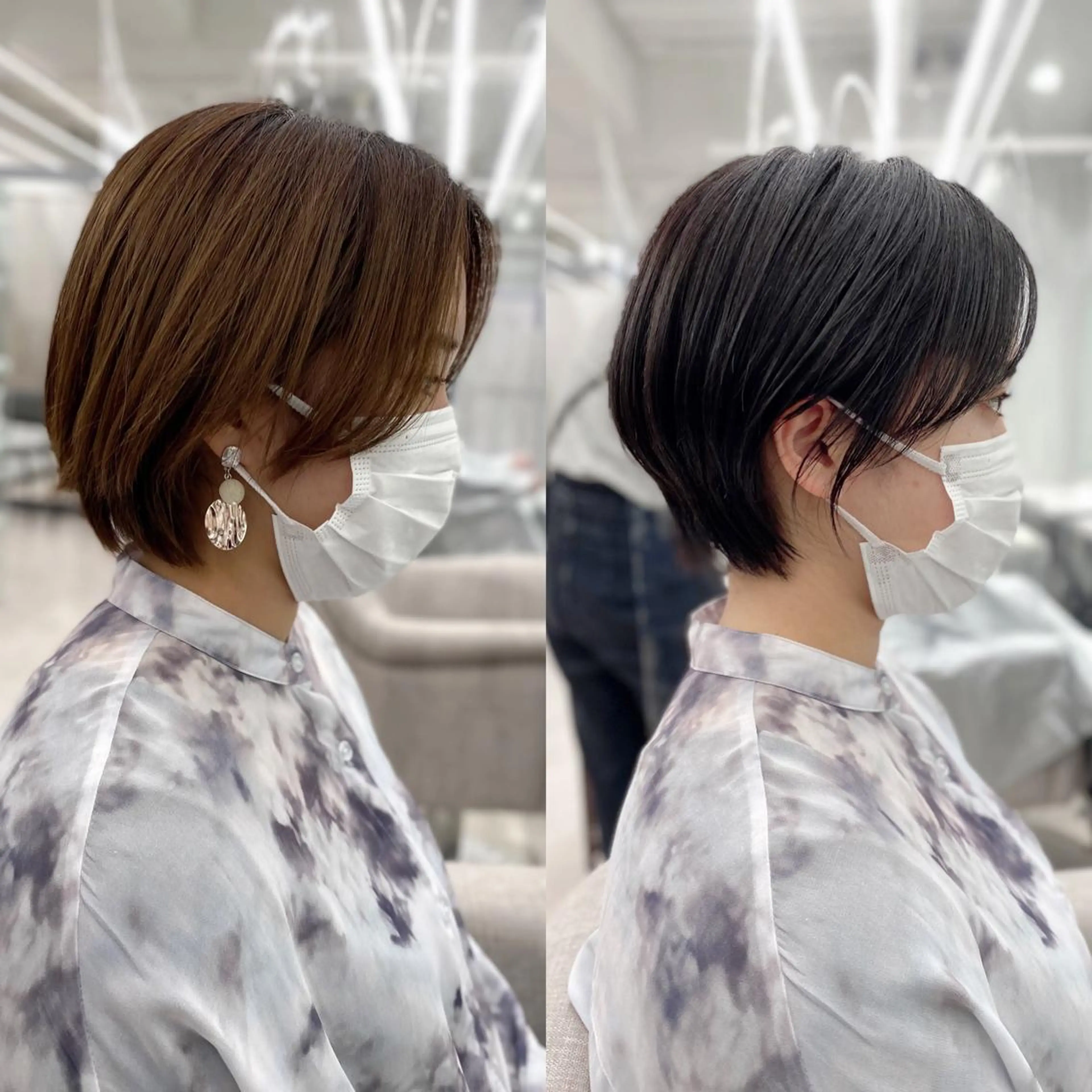 ショート 京都レイヤーカット/ 縮毛矯正/羽柴りくのヘアスタイル