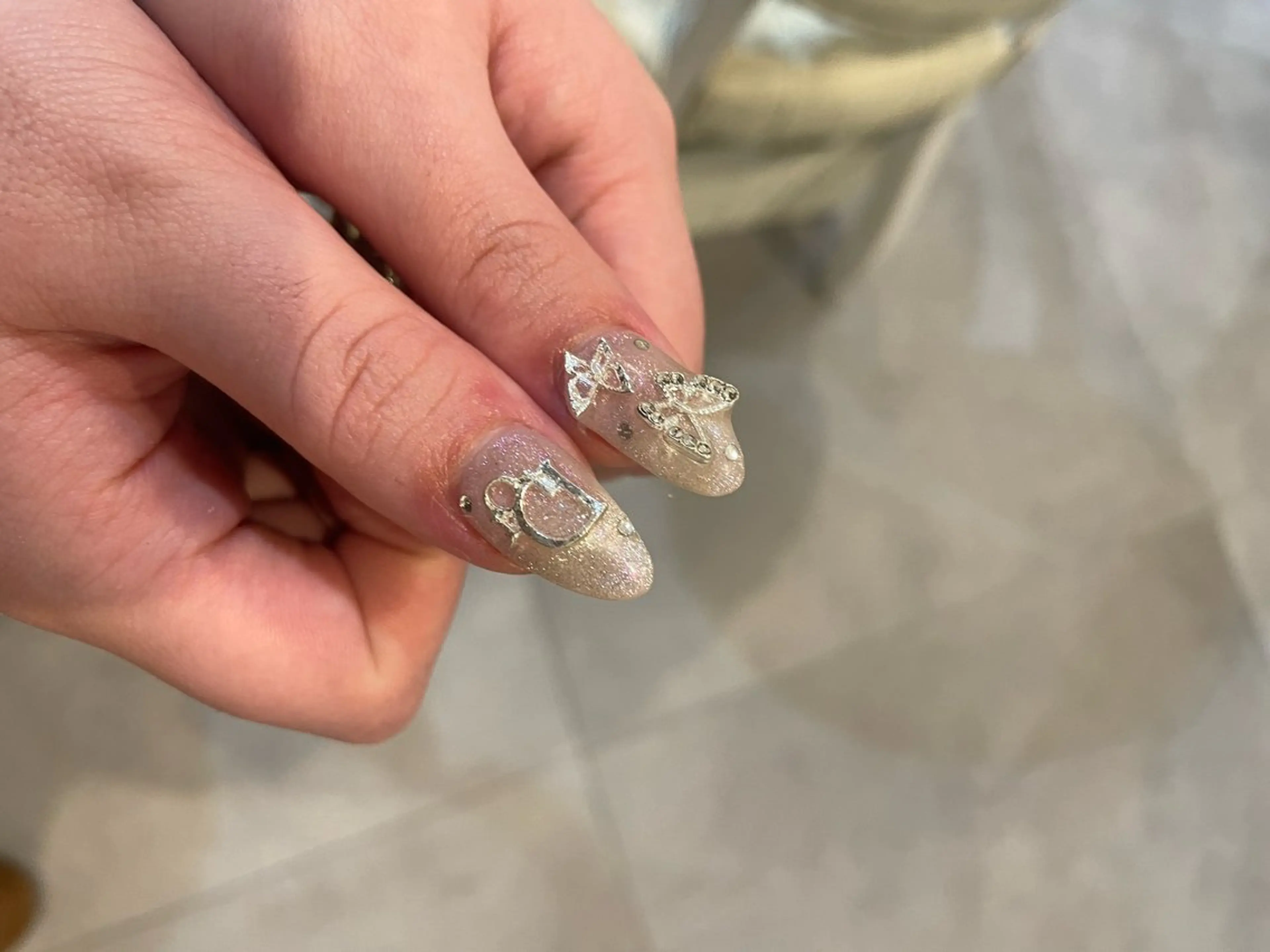 ネイル 束感まつ毛/ネイル/ LED♥KIRARAのマツエク・マツパデザイン