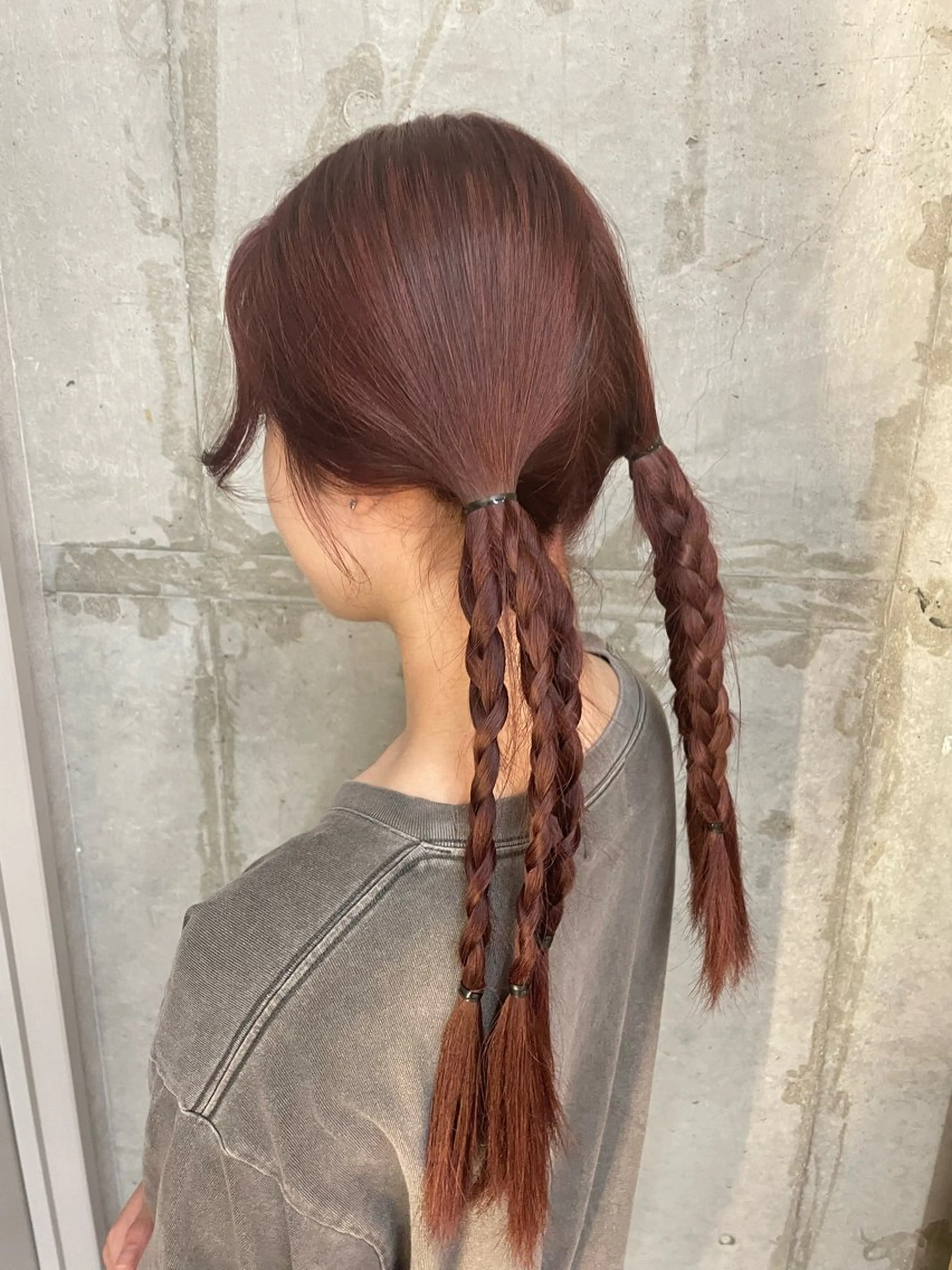 ロング カラー ヘアアレンジ ブリーチ 透明感カラー ピンクカラー トリートメント ヘアカラー ブリーチ/ベージュ 💕/momoaのヘアスタイル