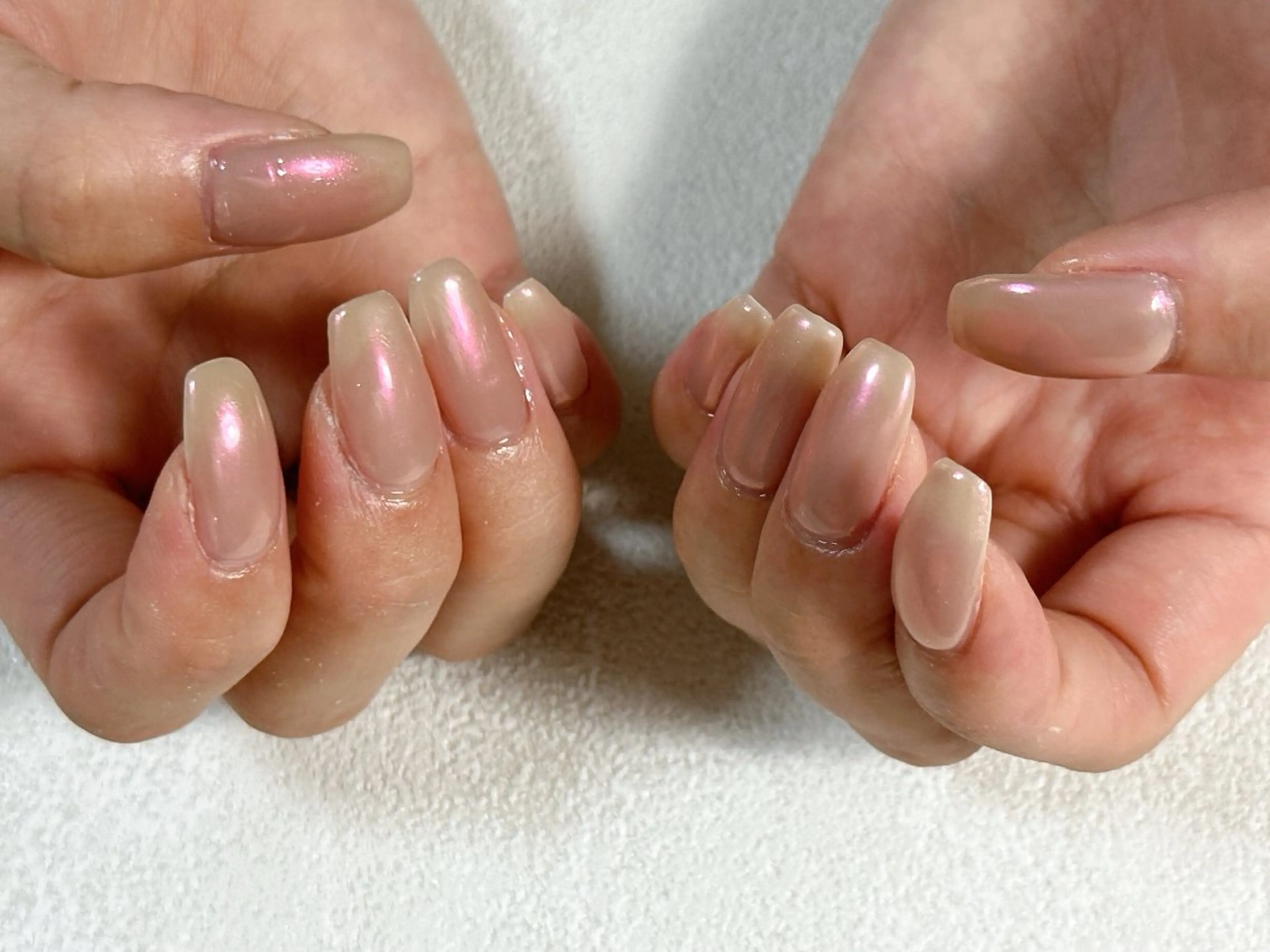 ネイル オーロラネイル フットネイル フレンチネイル ジェルネイル マグネットネイル ハンドネイル kiki nail たまプラーザのネイルデザイン