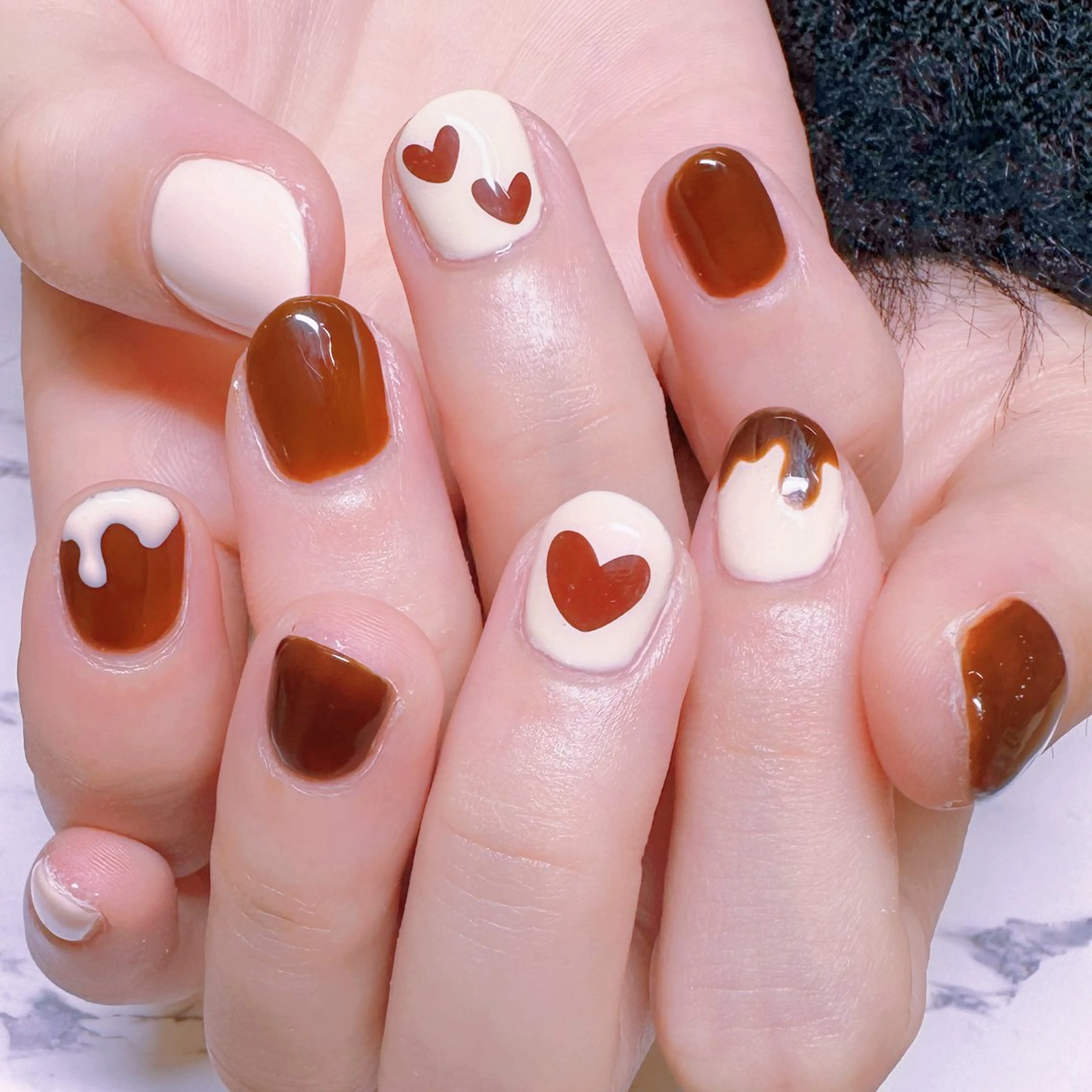 ネイル アートネイル ハンドネイル I_p4ce所属・I_p4ce 🍊あい🍊のネイルデザイン