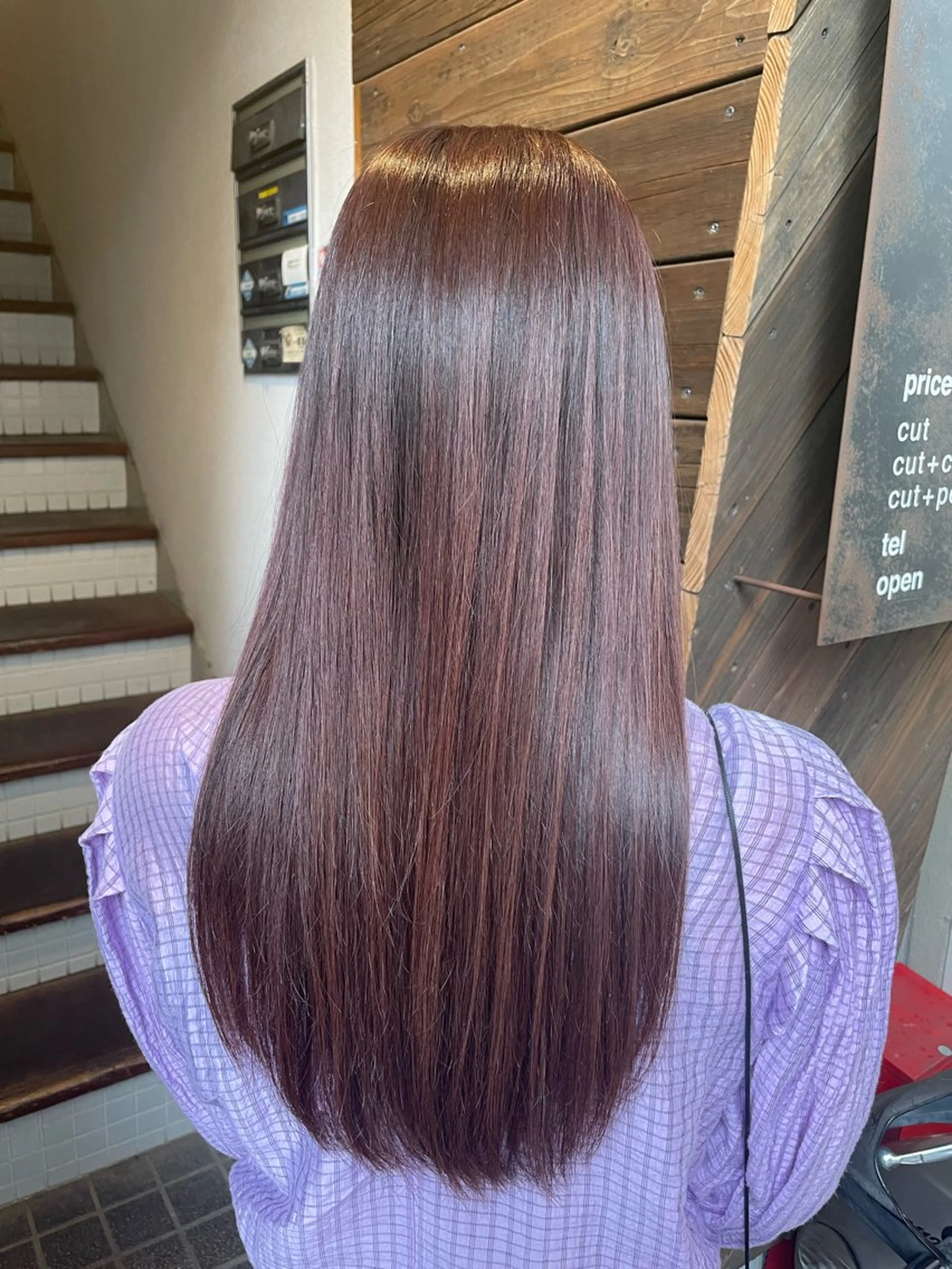 【20%OFF!】カット＋髪質改善ケアカラー＋髪質改善ストレートor縮毛矯正＋髪質改善トリートメントの写真