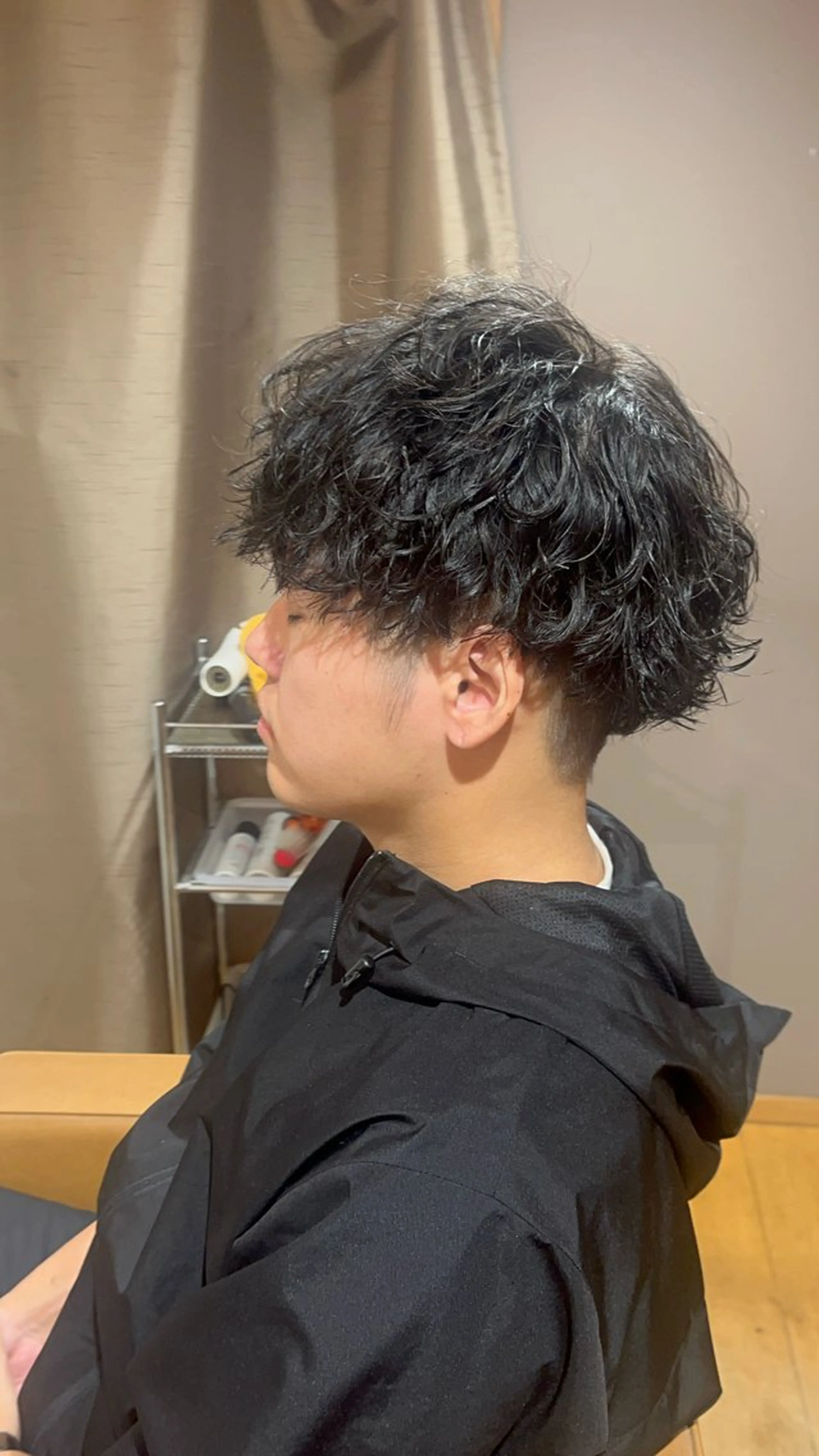 ショート パーマ メンズ メンズパーマ ガレリア  名駅オーキッドGビル店所属・名駅／艶髪ストレート ／ヘッドスパ／伴怜奈のヘアスタイル