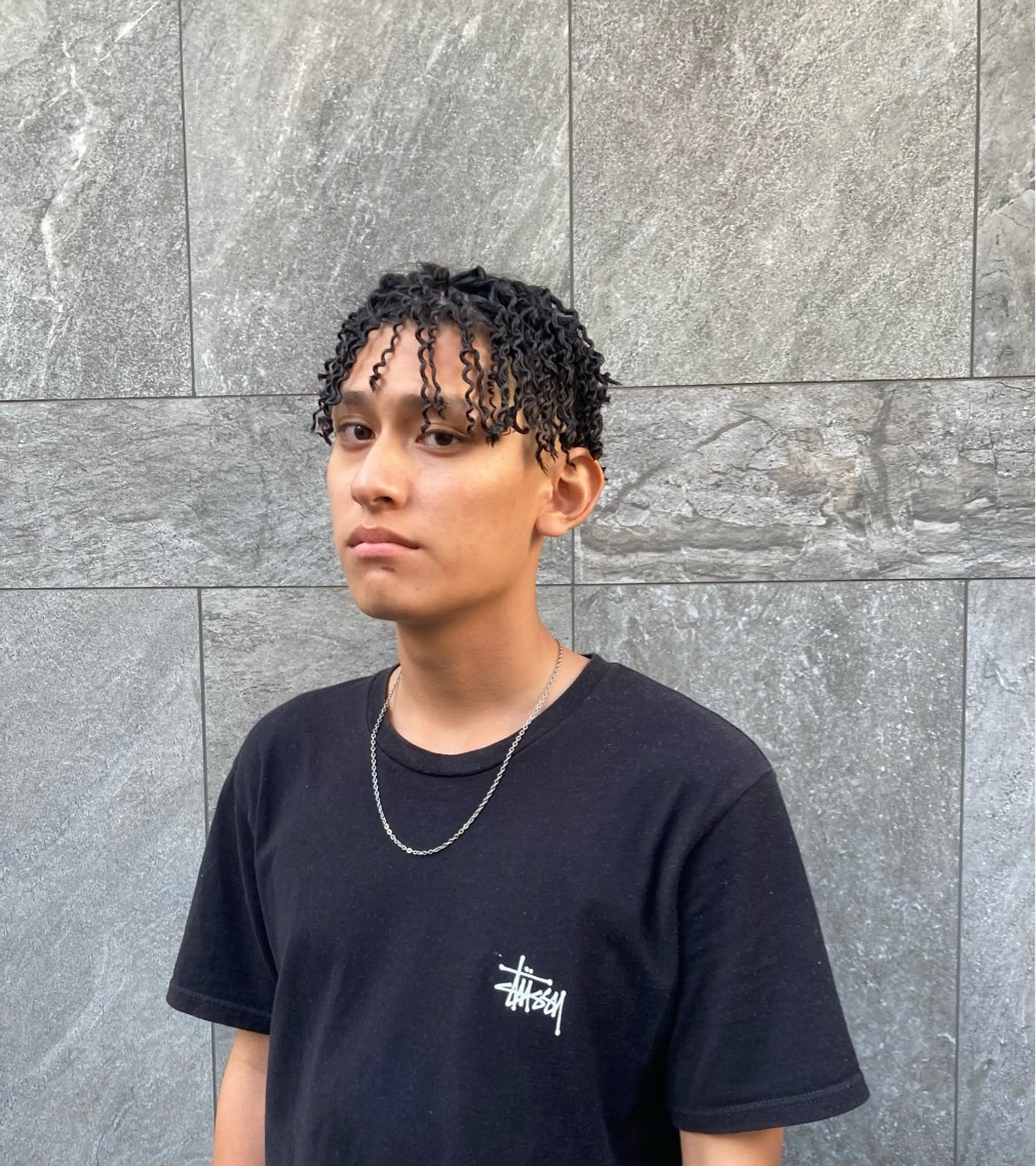 ショート パーマ メンズ メンズパーマ スキンフェード/パー マ/須田陸斗のヘアスタイル